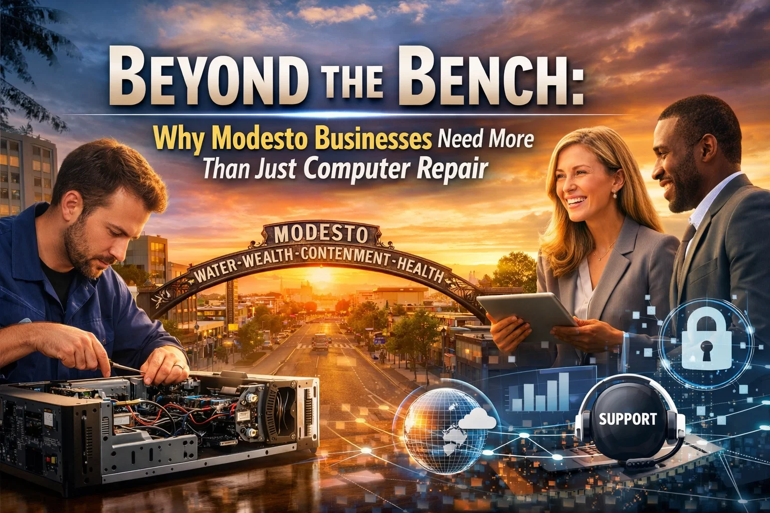 Beyond the Bench: Why Modesto Businesses Need More Than Just Computer Repair