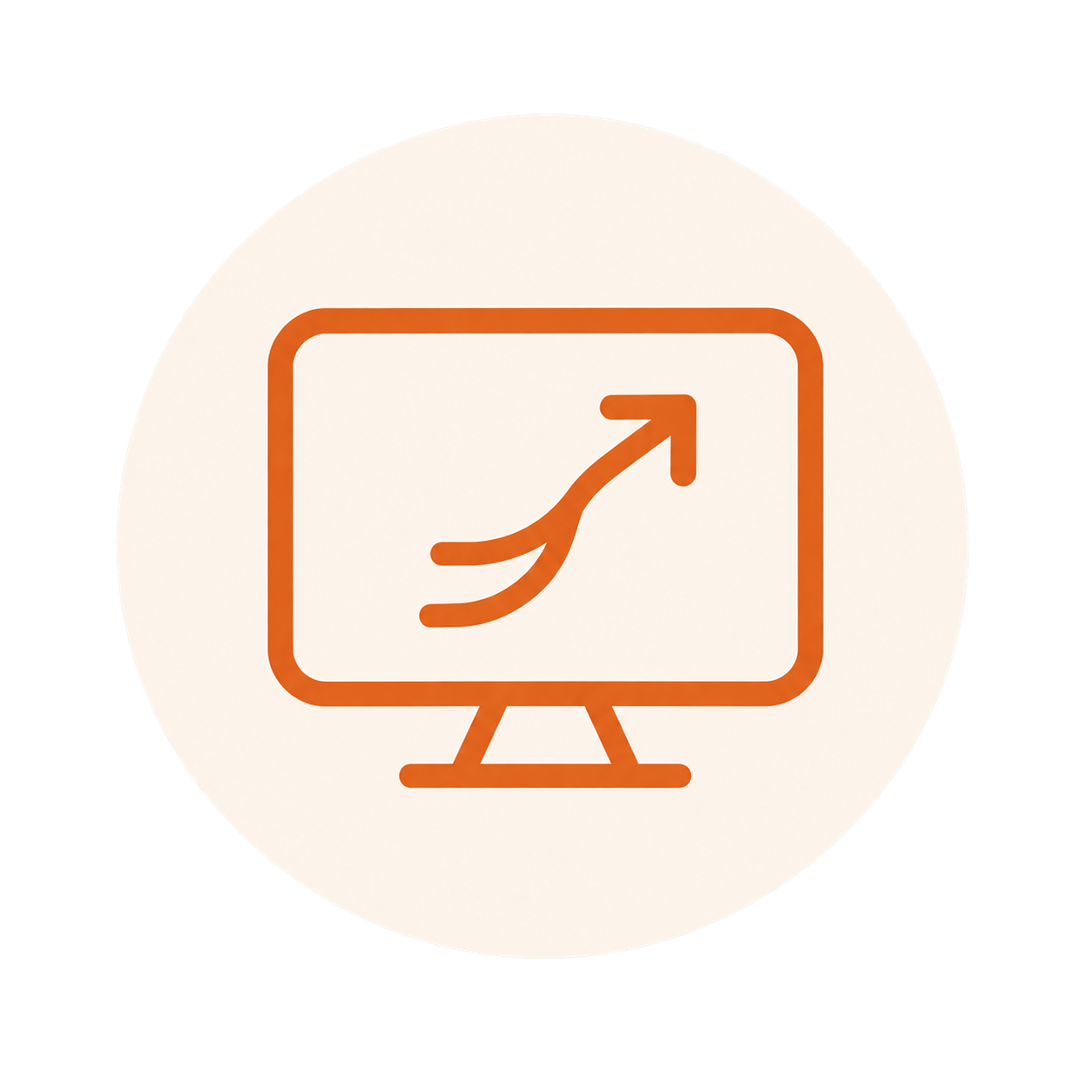 Computer support icon representing hands-on troubleshooting and done-for-you technology help from TaskAlign.