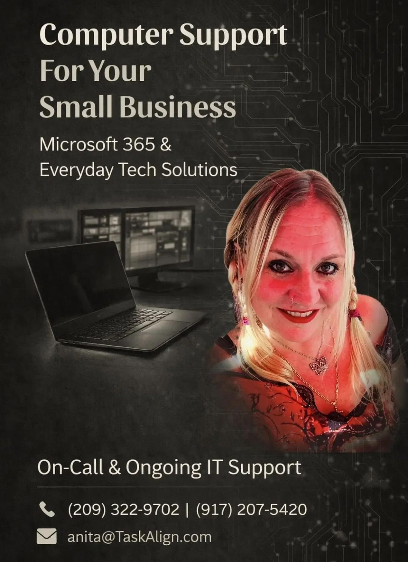 On-demand computer support services for small business owners in the Central Valley needing help with email security and IT troubleshooting.