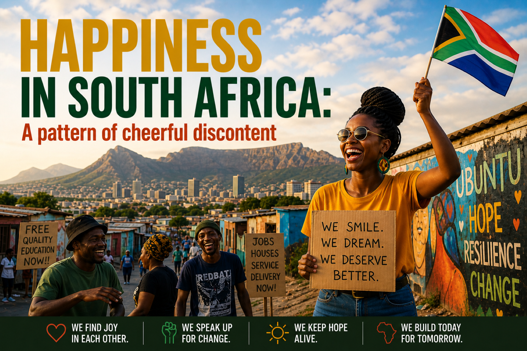 Happiness in South Africa: A Pattern of Cheerful Discontent