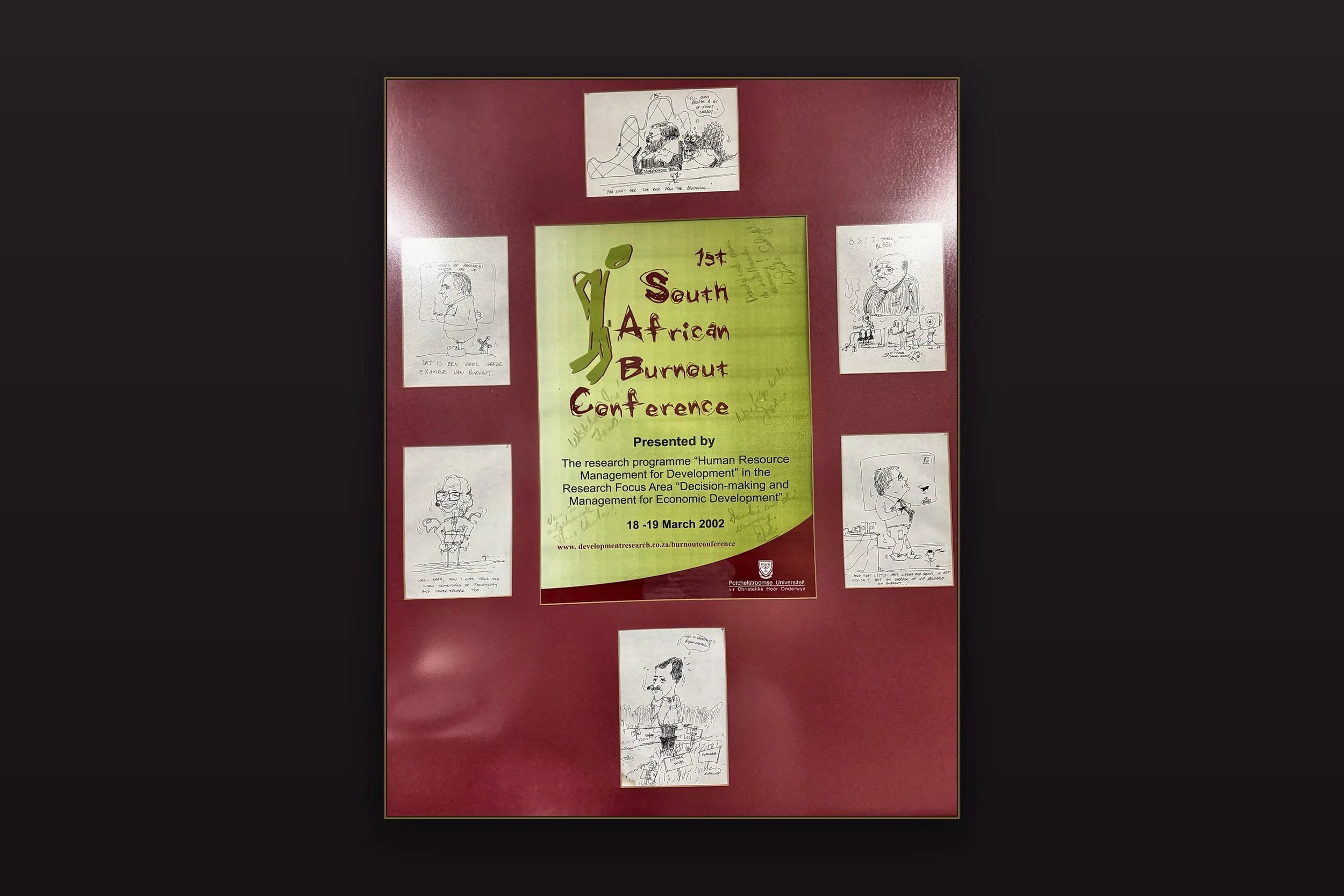The First SA Burnout Conference: 18–19 March 2002 - A remembrance