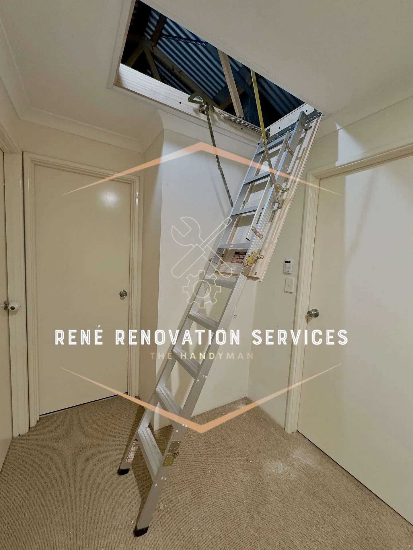 ✨ Turn wasted roof space into smart storage! ✨

Tired of clutter around the house? We can transform your attic into a safe, accessible storage area with:
✅ A fold-down attic ladder (easy access)
✅ 10&ndash;15 m&sup2; of secure flooring
✅ A compliant 