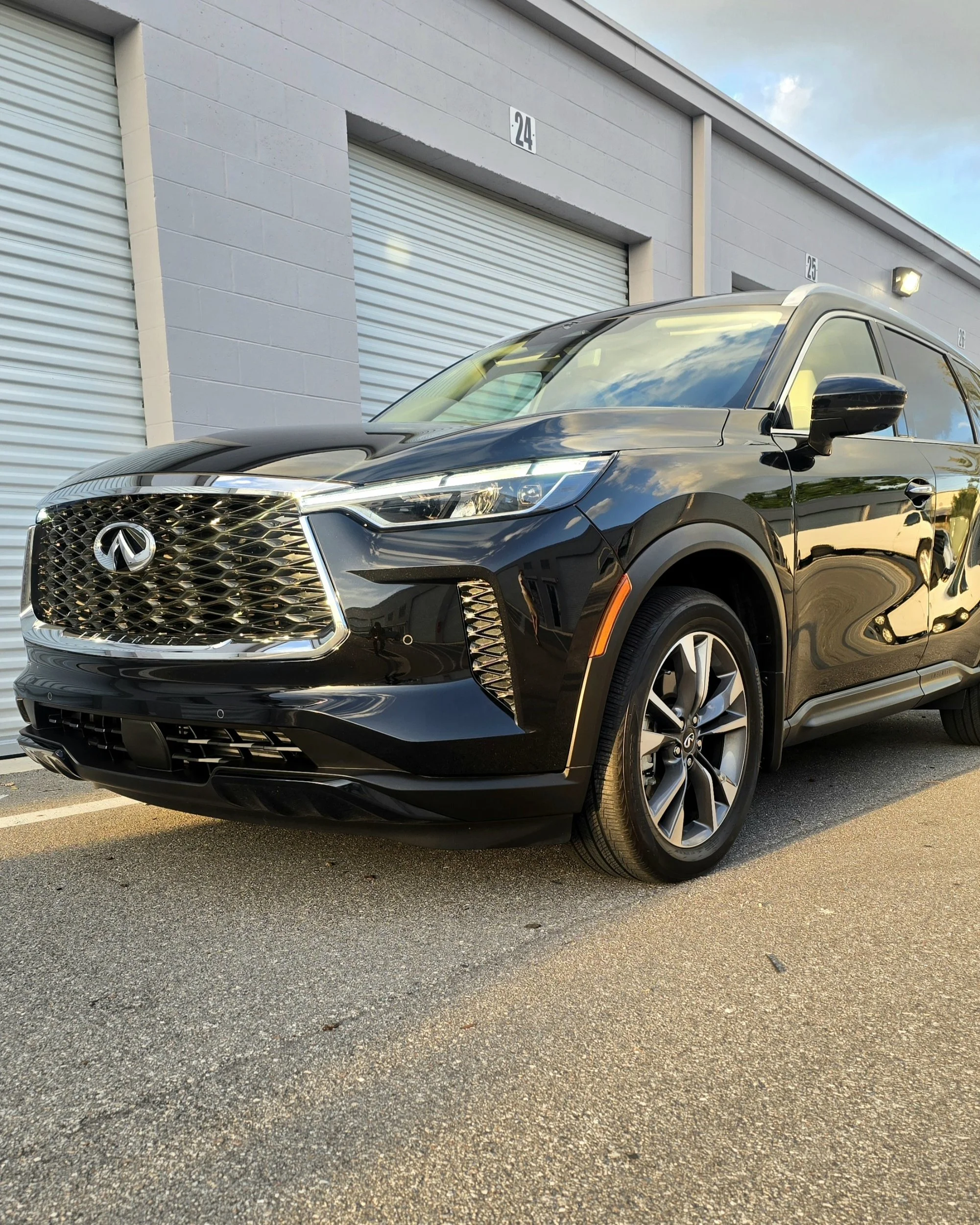 Infiniti QX60 ceramic coating for long-term paint protection in Largo Florida