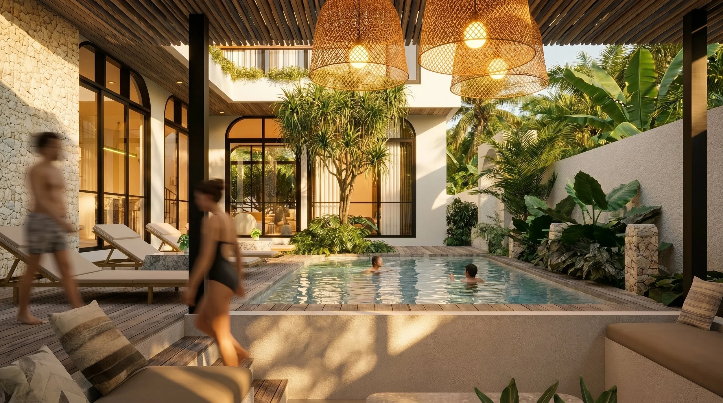 Sunken Outdoor Living