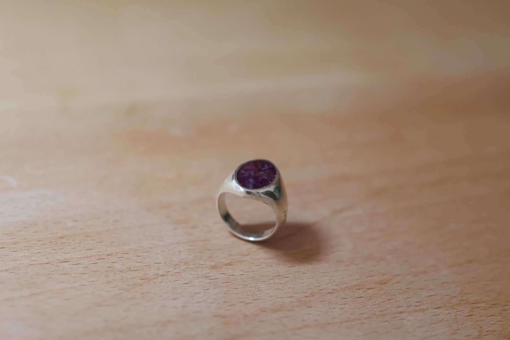 Signet Ring with Stone Inlay *4 Week Series
