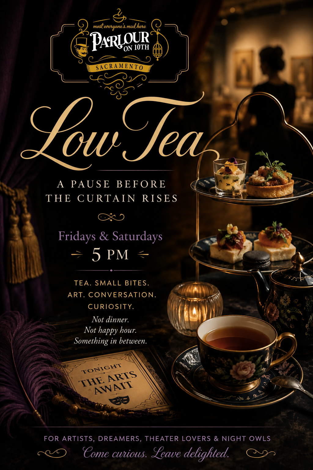 Low Tea: A New Ritual Before the Curtain Rises