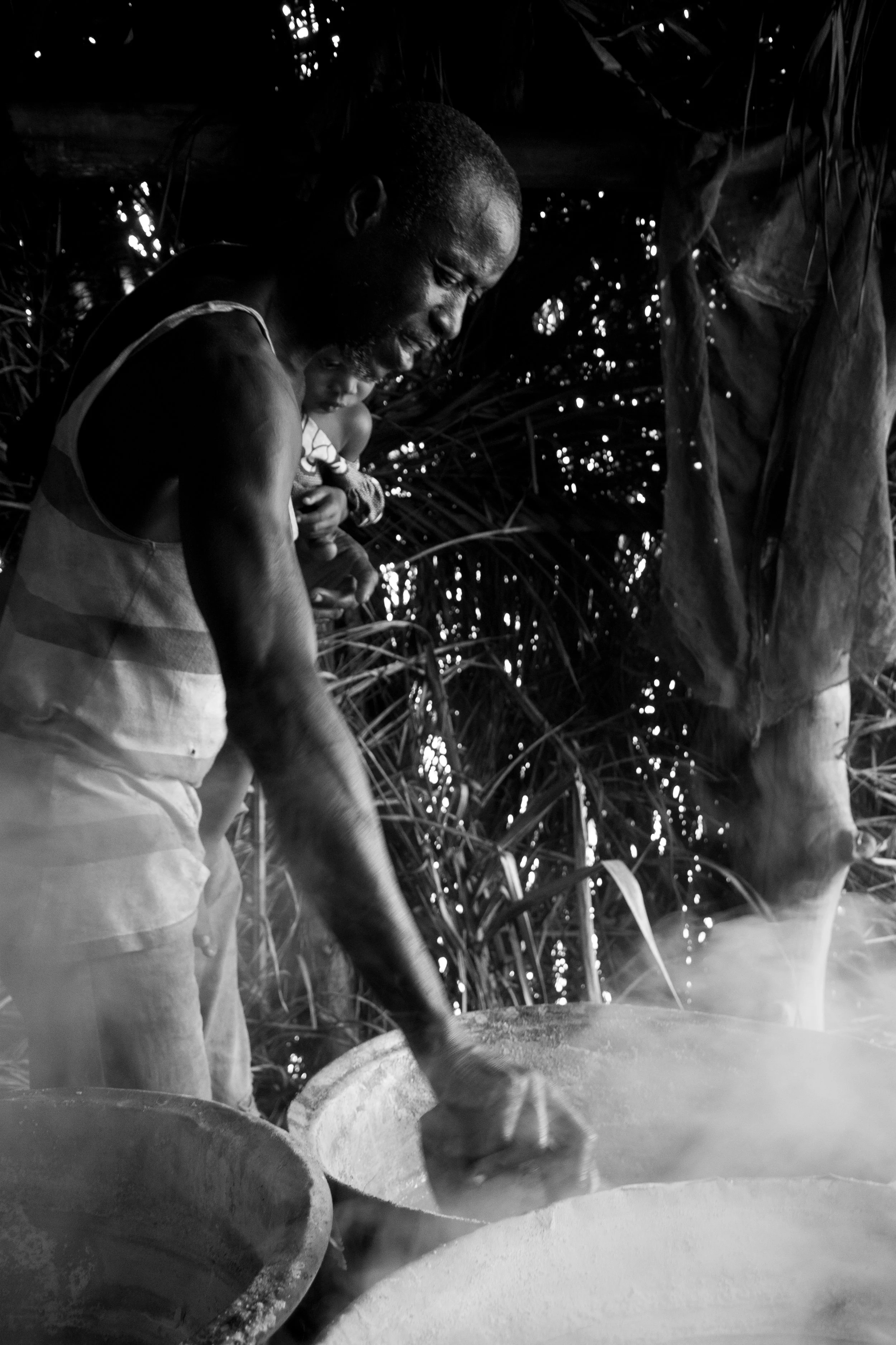 Ramasseurs de sel à Ouidah