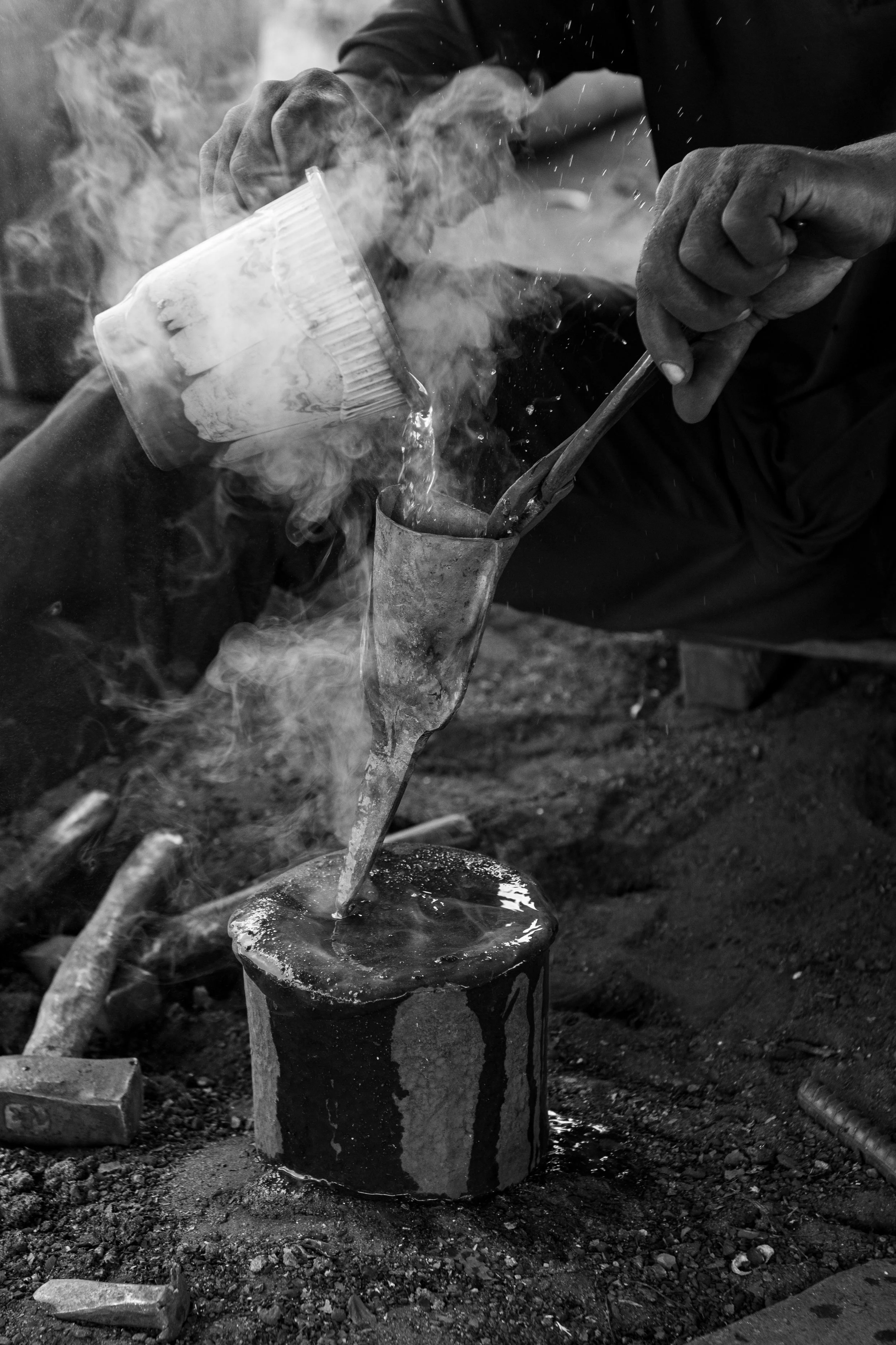 Forge traditionnelle au Bénin