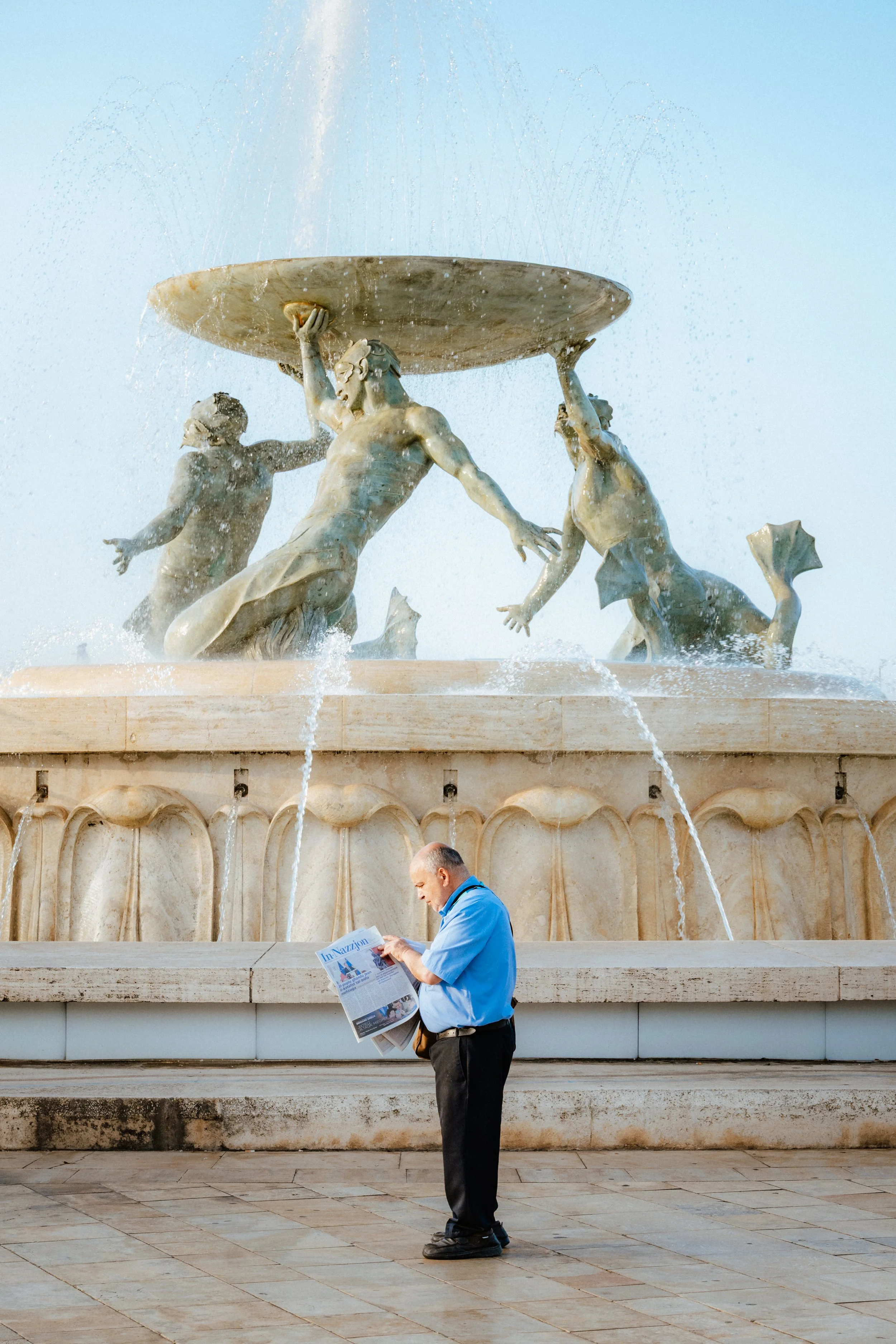 Triton Fountain & Morning Paper.jpeg