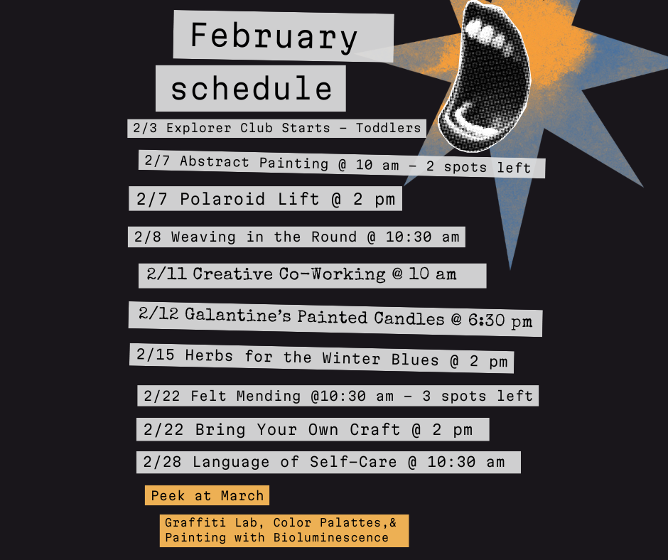 February Workshop poster