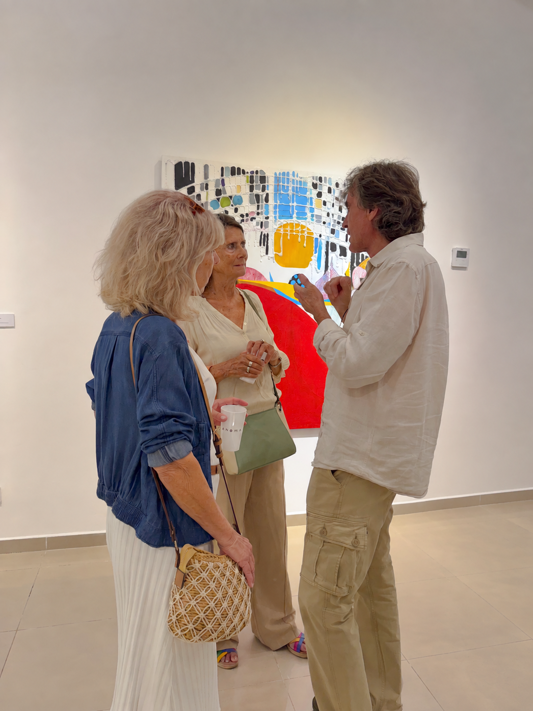  Nit de l'Art 2026 - visitors and Patrick Guino, sculptor (Copy)