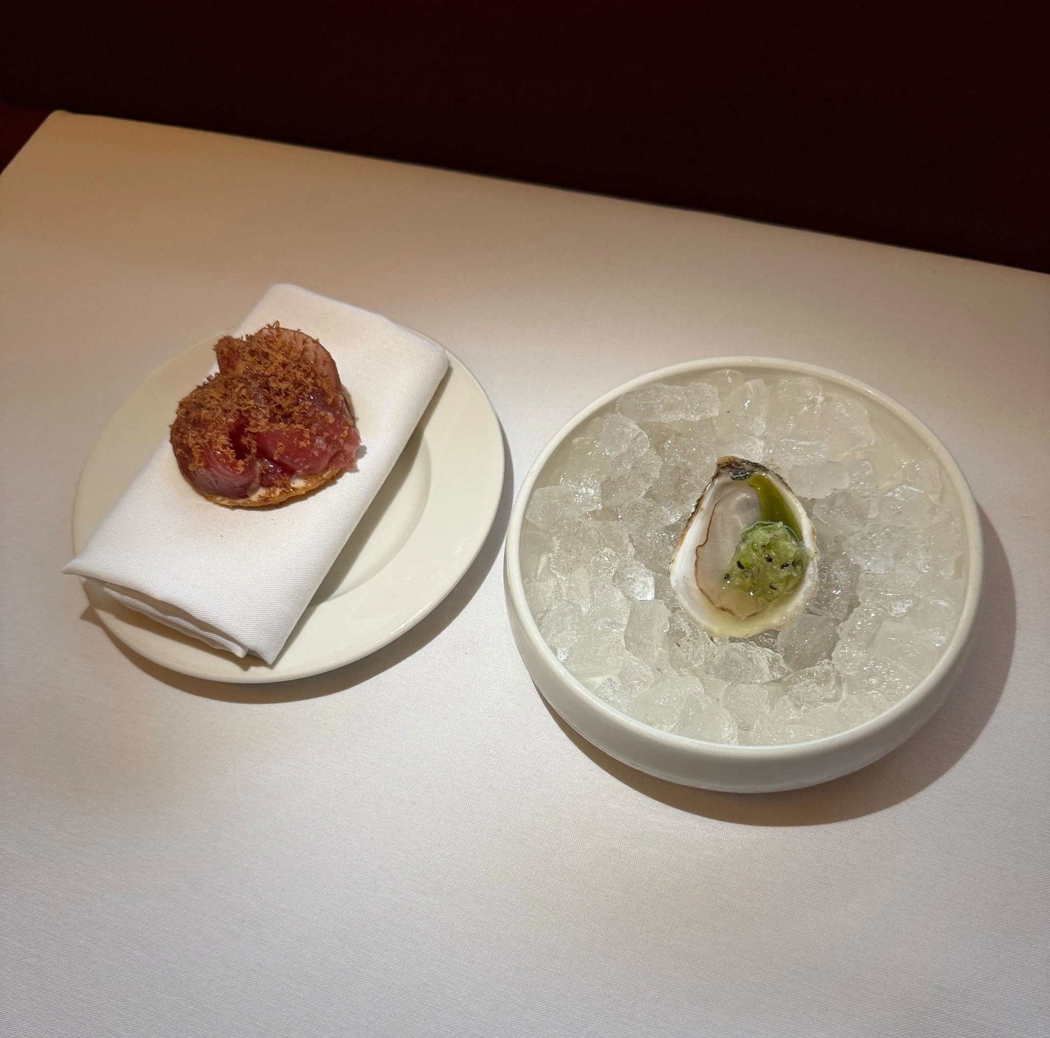 Oysters and small plates for a birthday dinner in Nashville