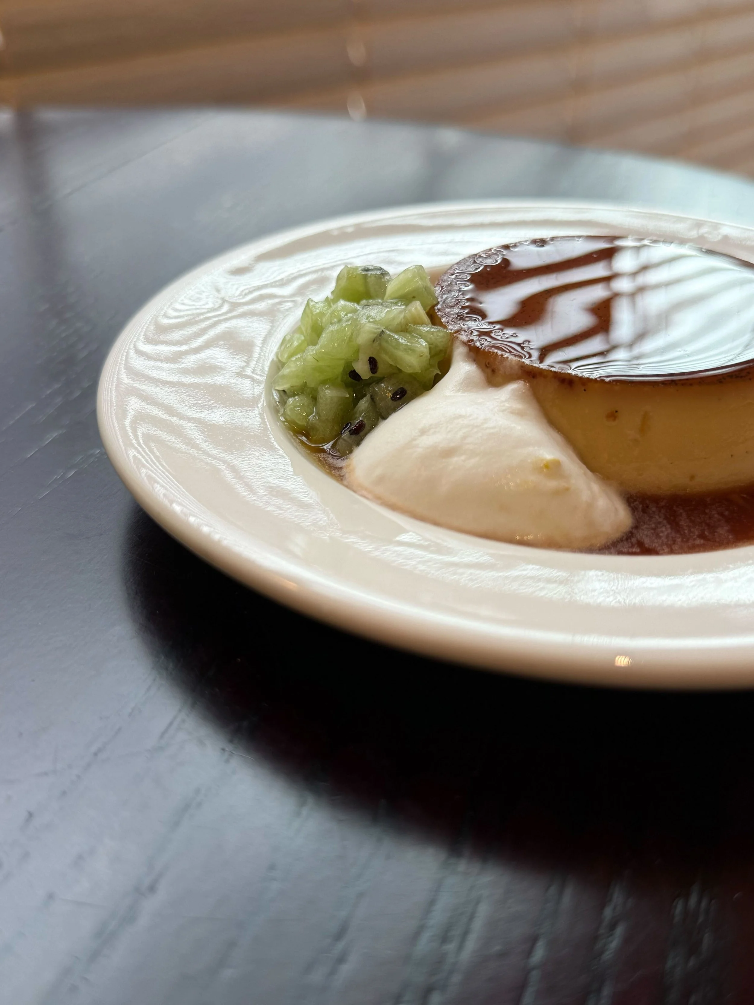 Chef plated dish prepared for group dining in Nashville