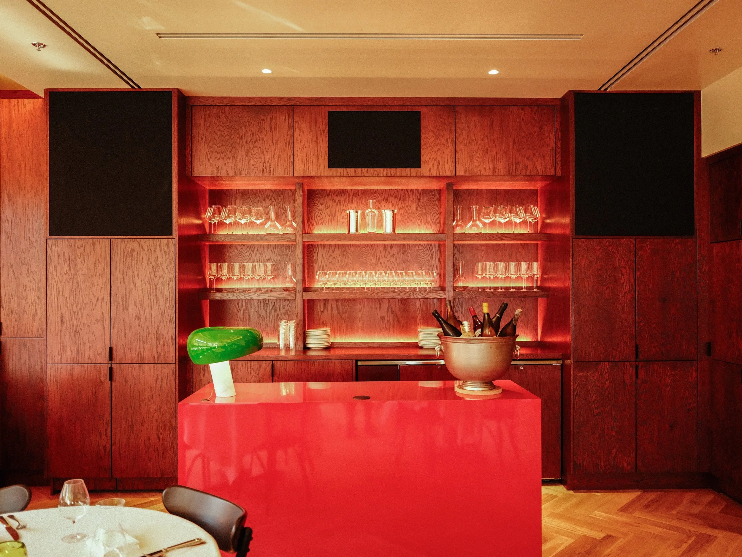 Interior of a top Nashville restaurant for weekend dining