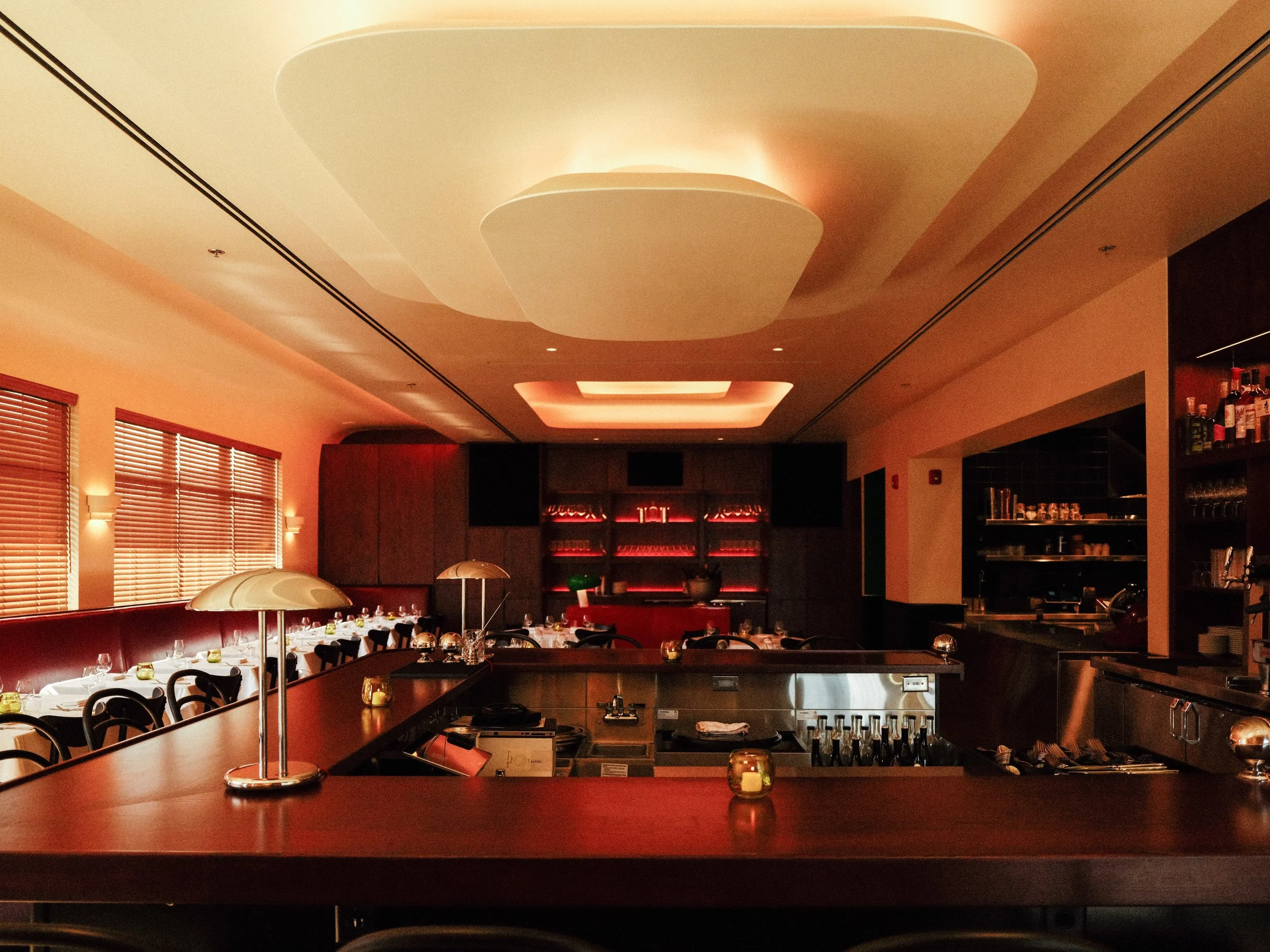 Dining room at Junior Nashville restaurant
