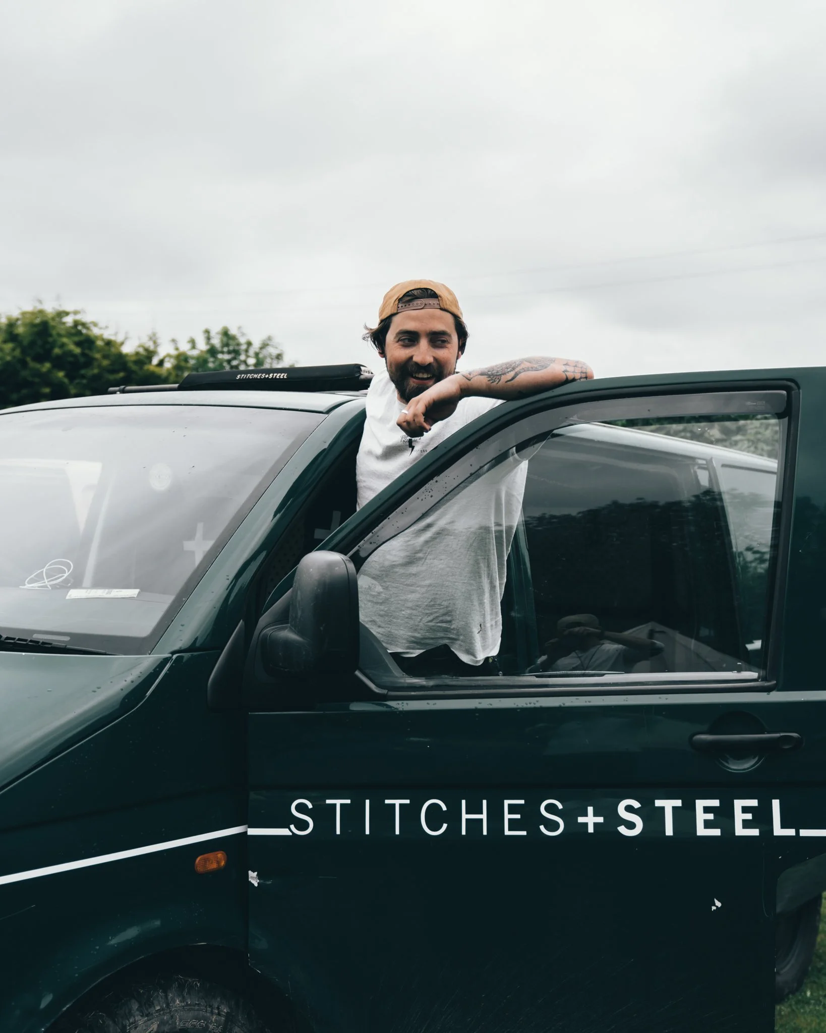 Custom camper van, designed and fitted by Stitches and Steel. 