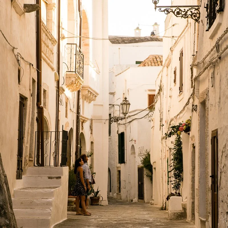 Whitewashed old town of Ostuni