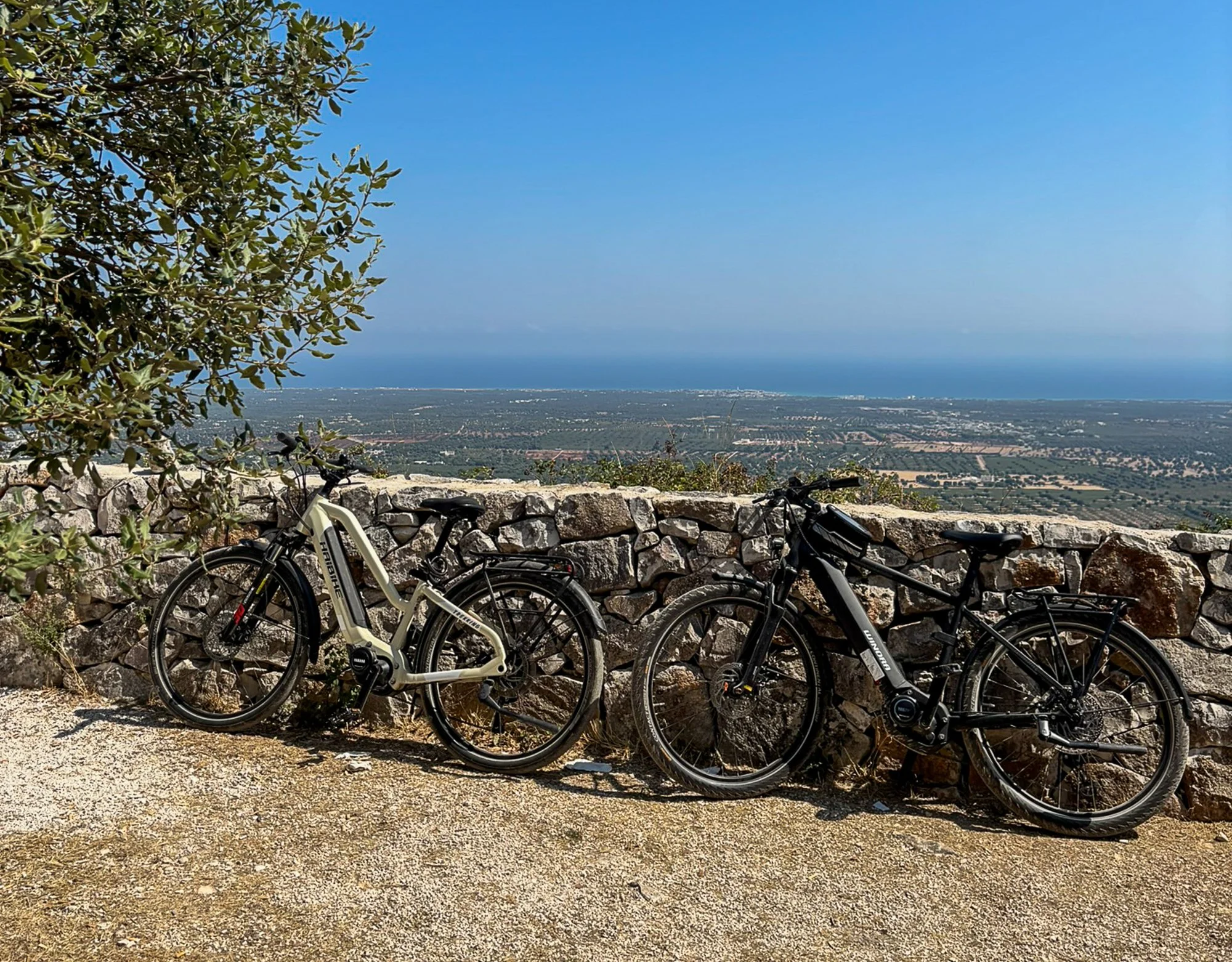 View over the Puglia coast from the Monte Pizzuto viewpoint