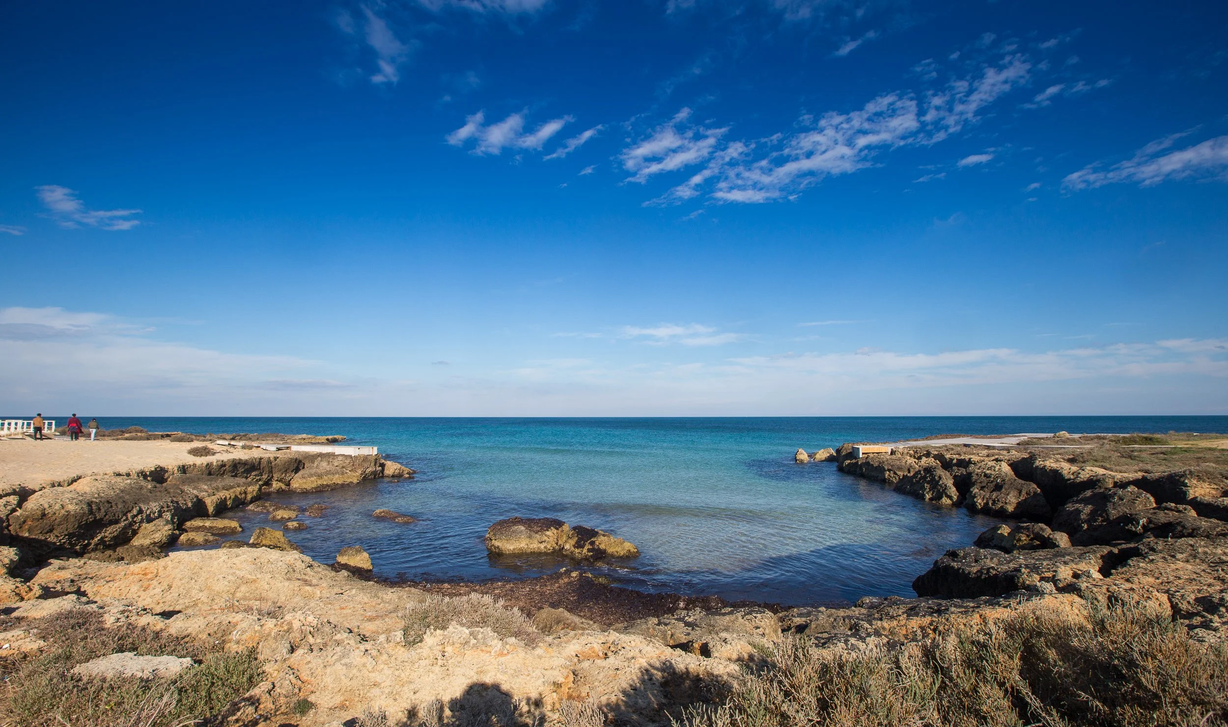 Rocky cove at Torre Pozzella