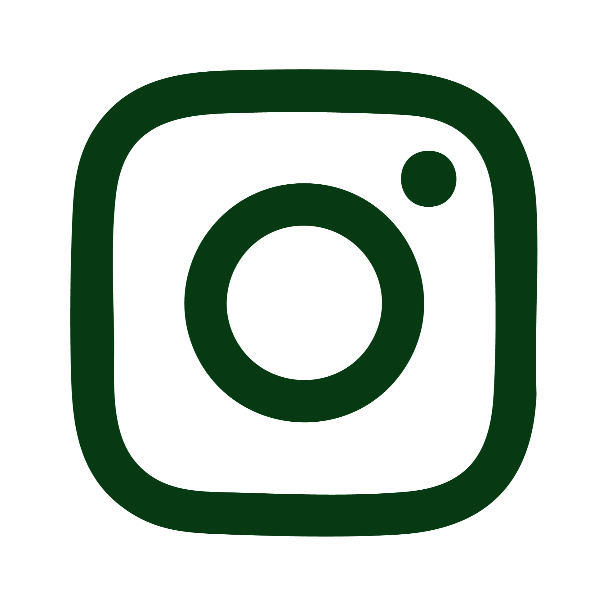 Green Instagram logo on a black background.