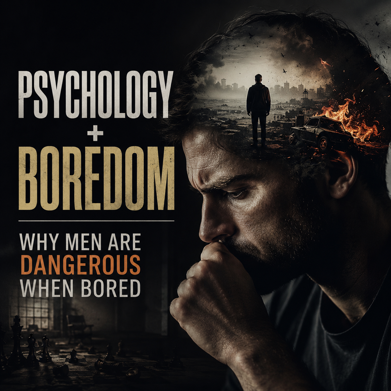 Psychology + Boredom: Why men are dangerous when bored