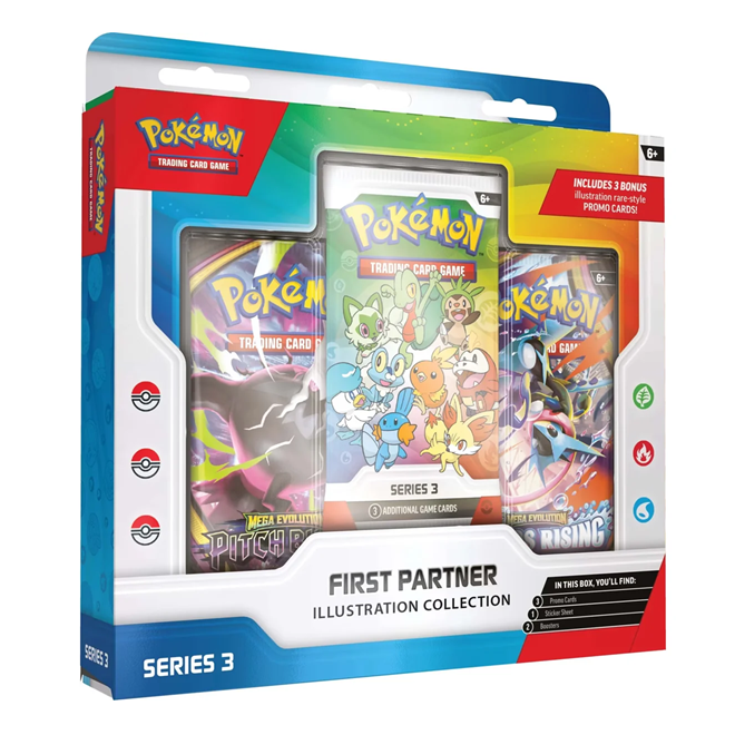 Pokemon TCG - Mega Evolutions First Partner Series 3