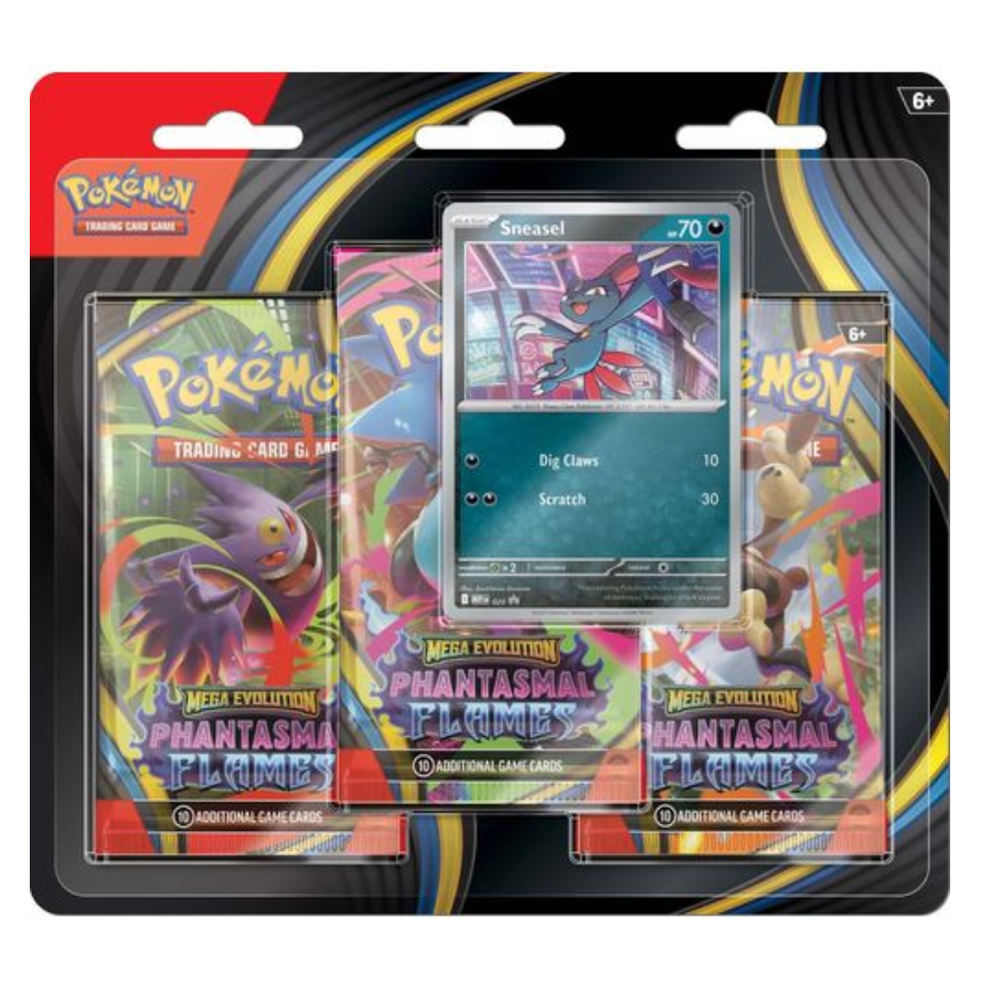 Pokemon TCG - Phantasmal Flames Three Booster Blister