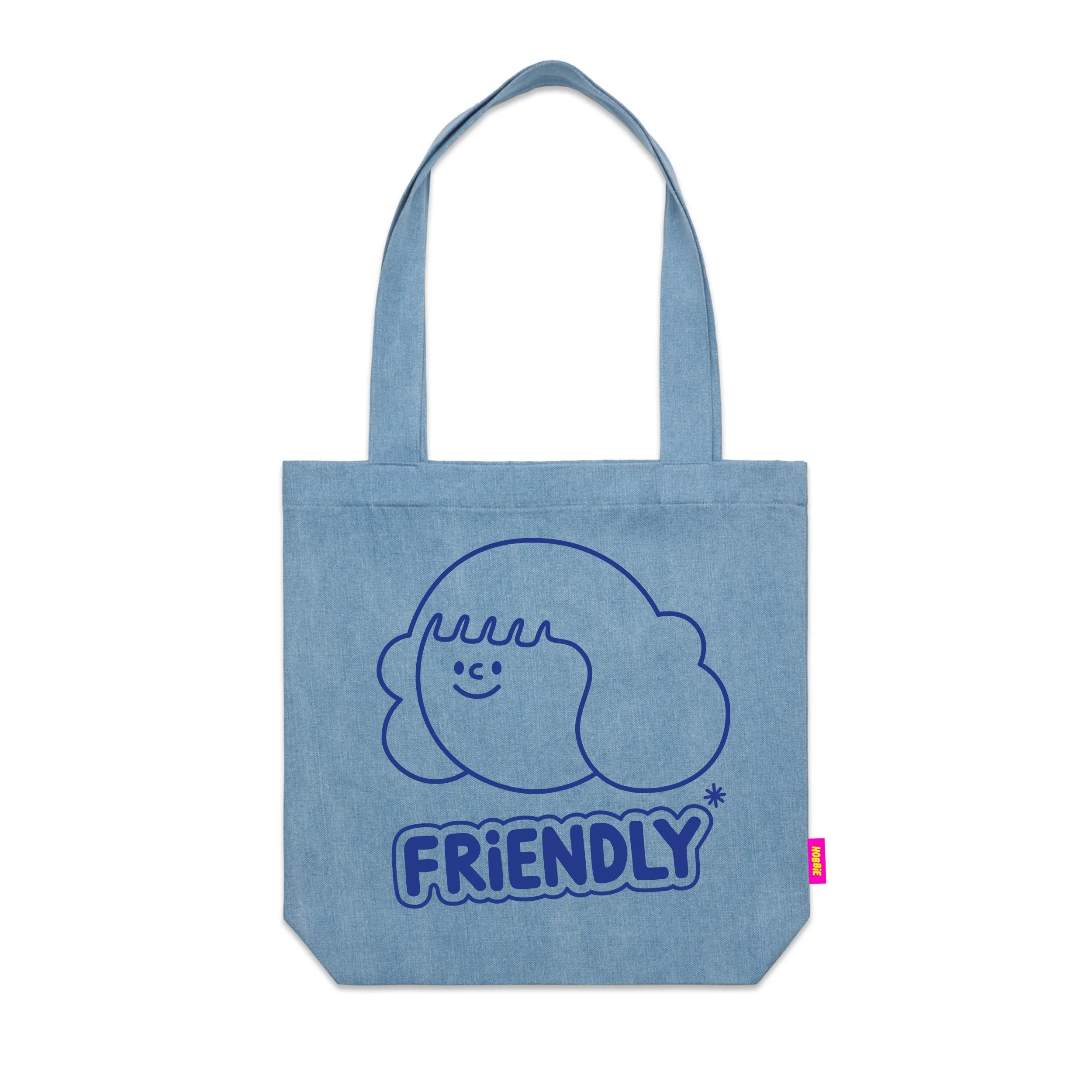 Totes Friendly* Tote Bag / Denim + Navy