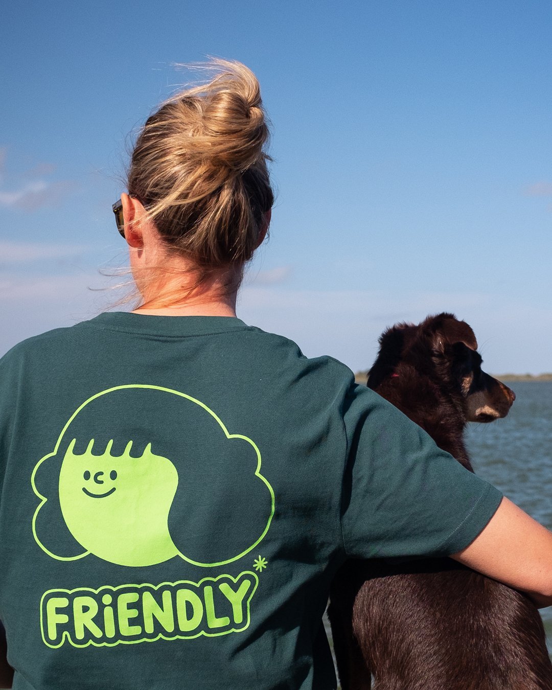 Conditions Apply Green & Lime screen printed t-shirt by Hobbie