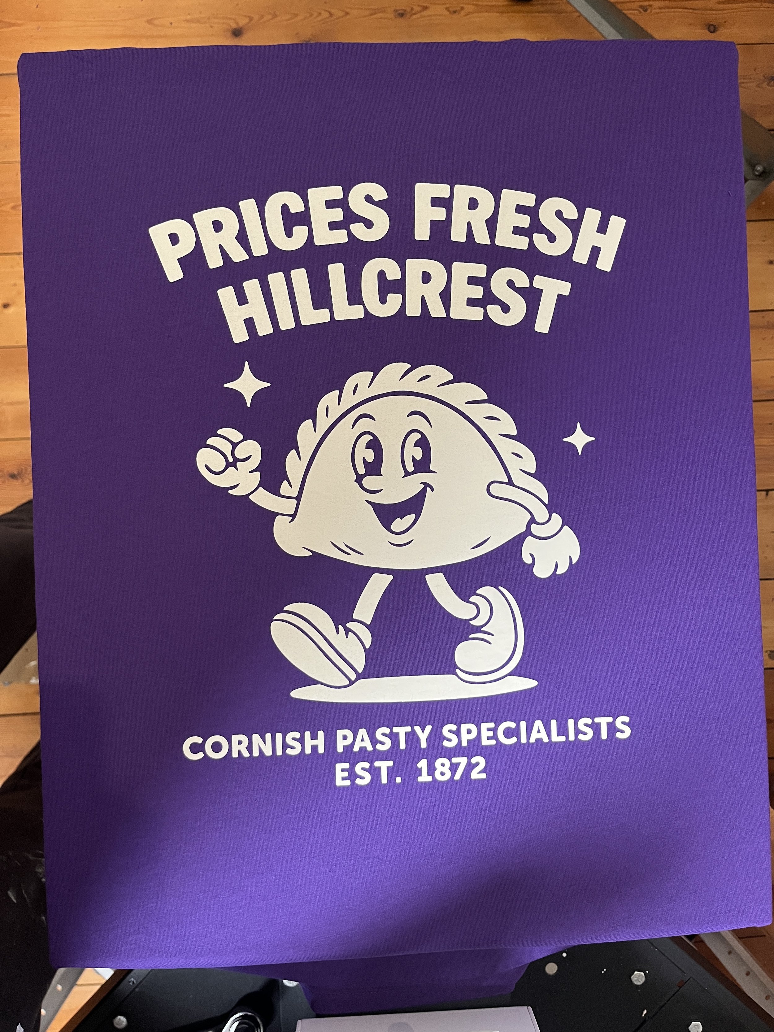 Screen printed tees for Prices Fresh Hillcrest