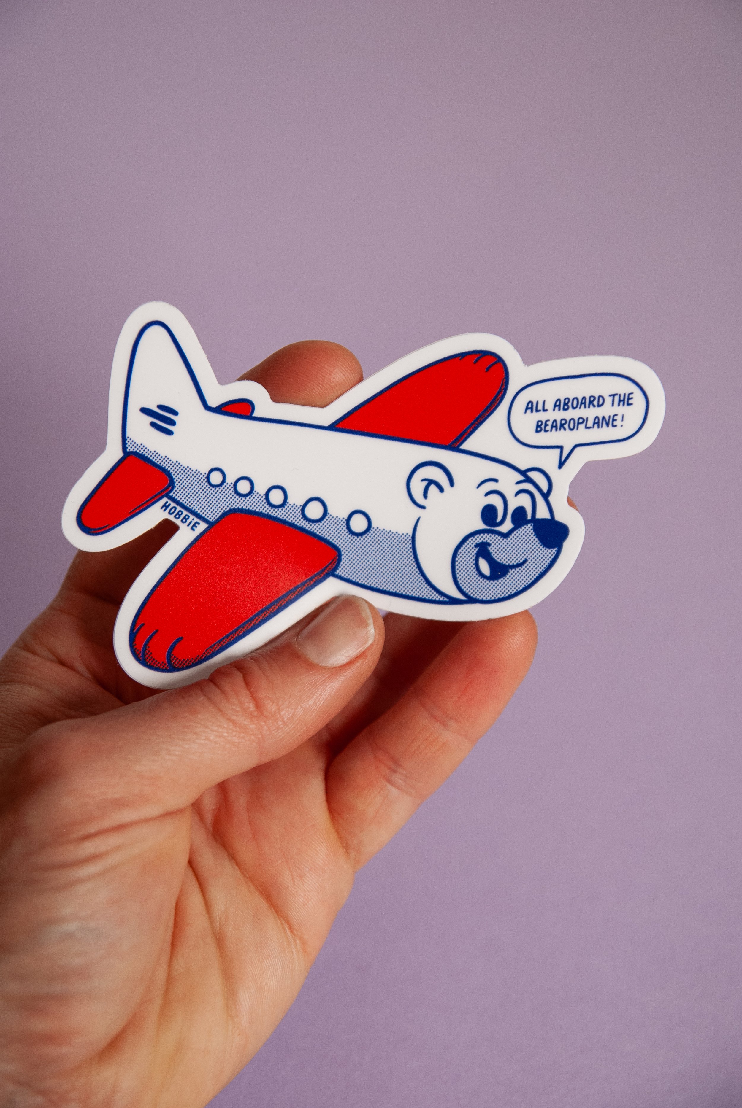 Bearoplane Sticker