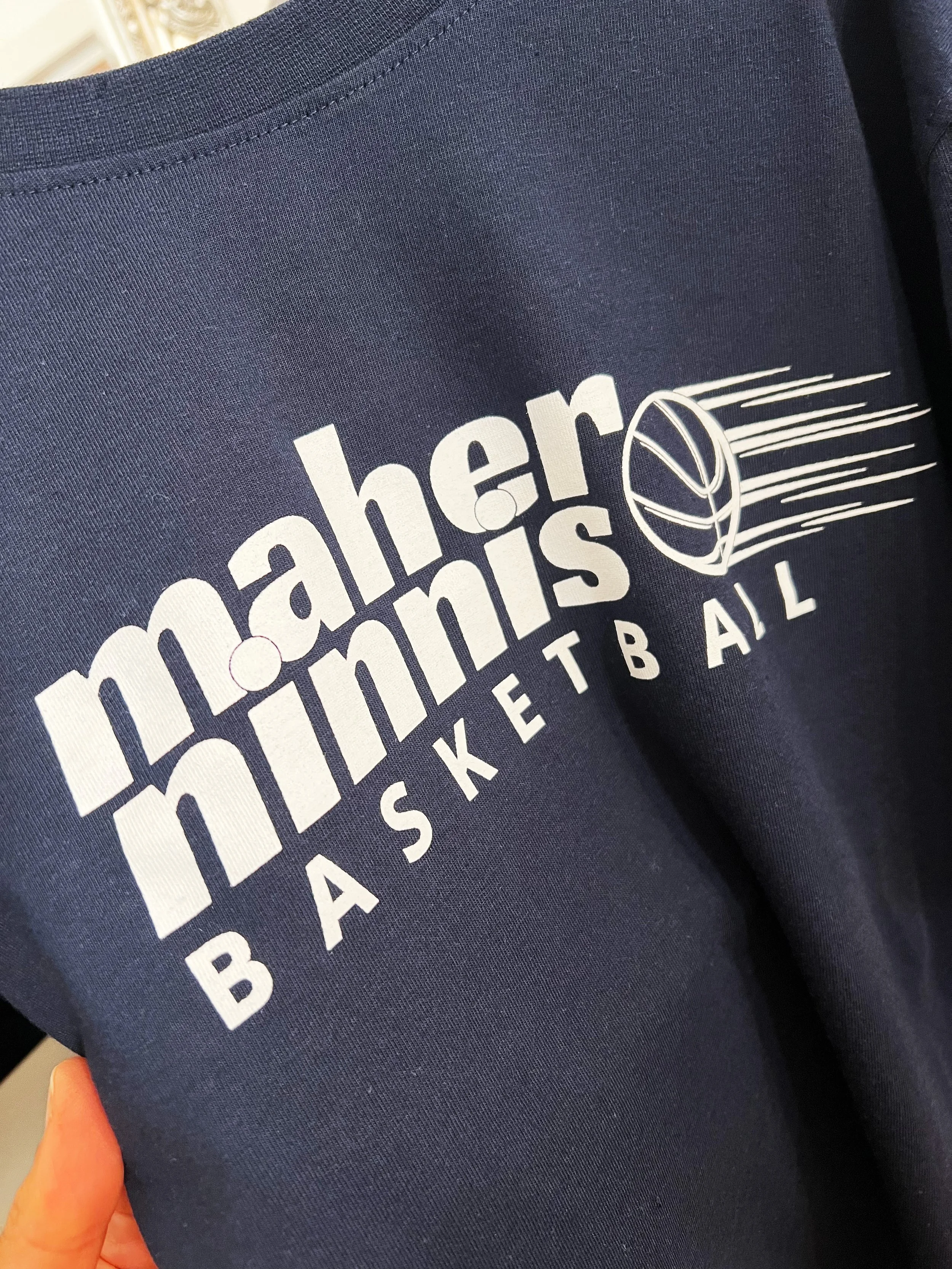 Maher Ninnis Basketball custom printed t-shirts