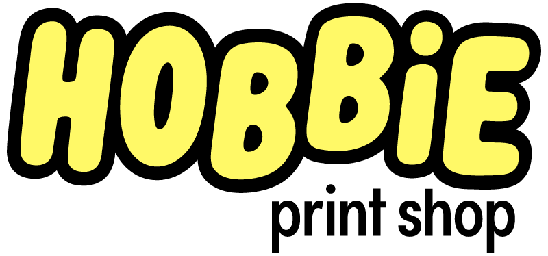 Hobbie screen printed goods and merch