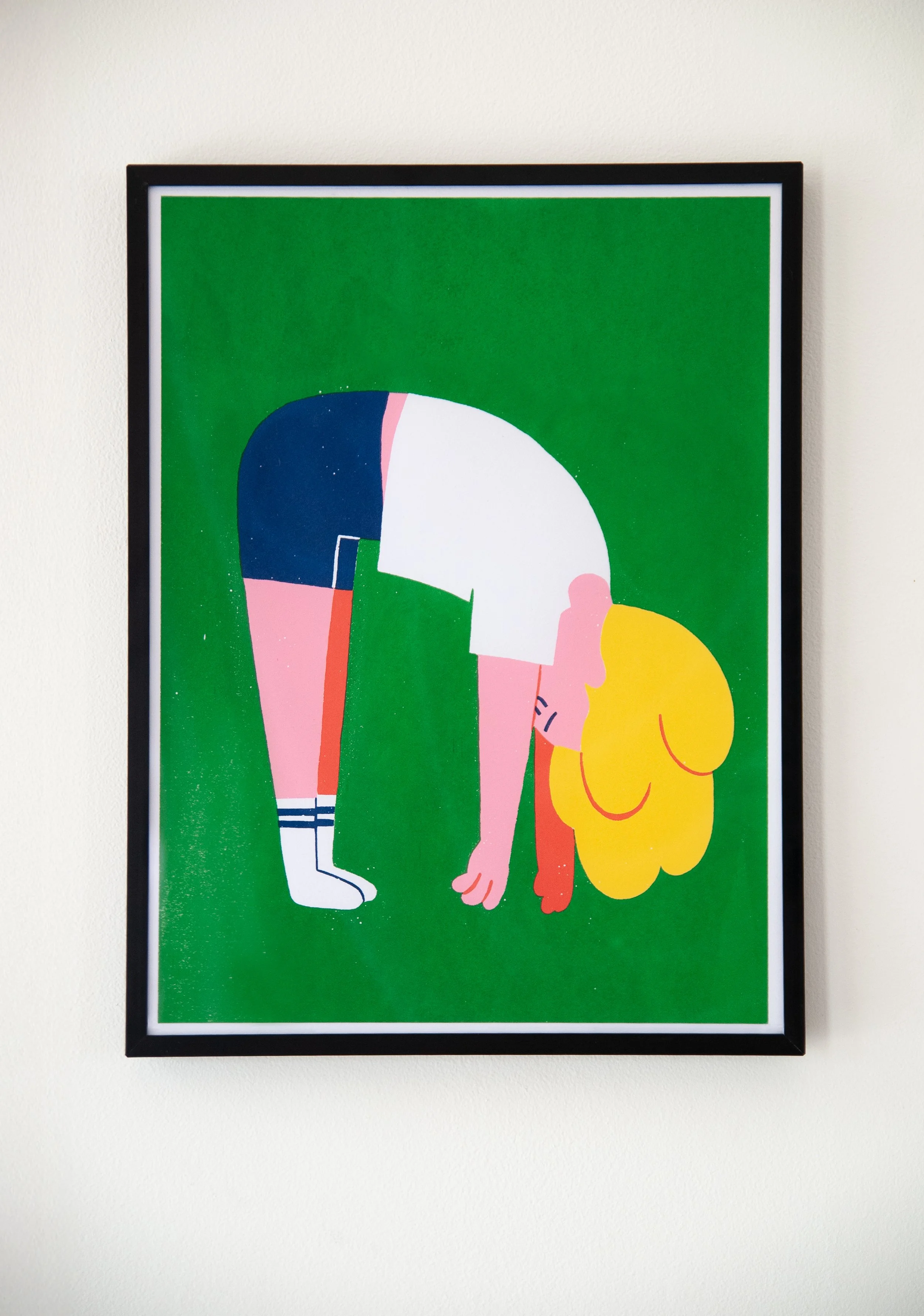 'Floppy' screen printed poster / A3