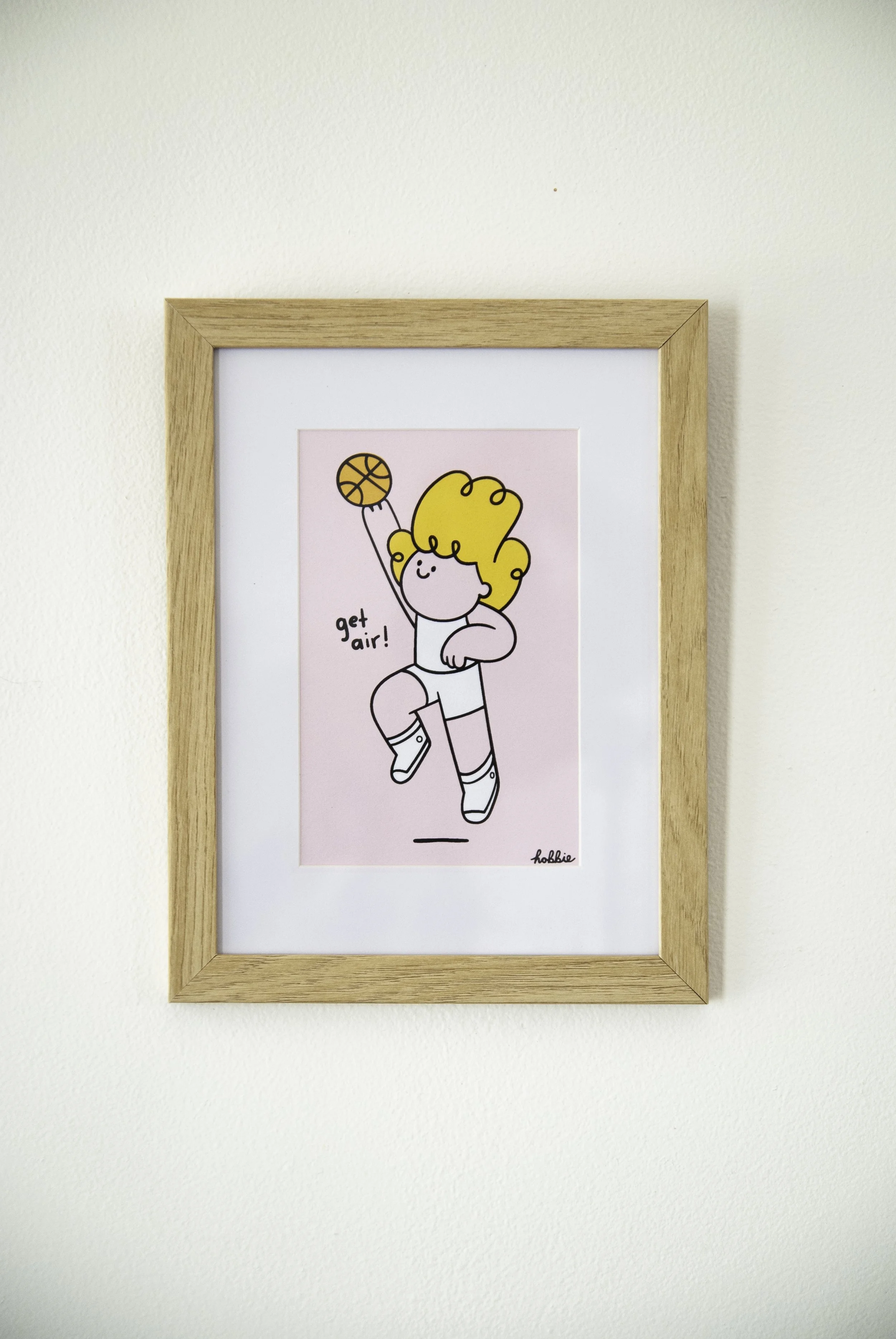 'Get Air' mini screen print