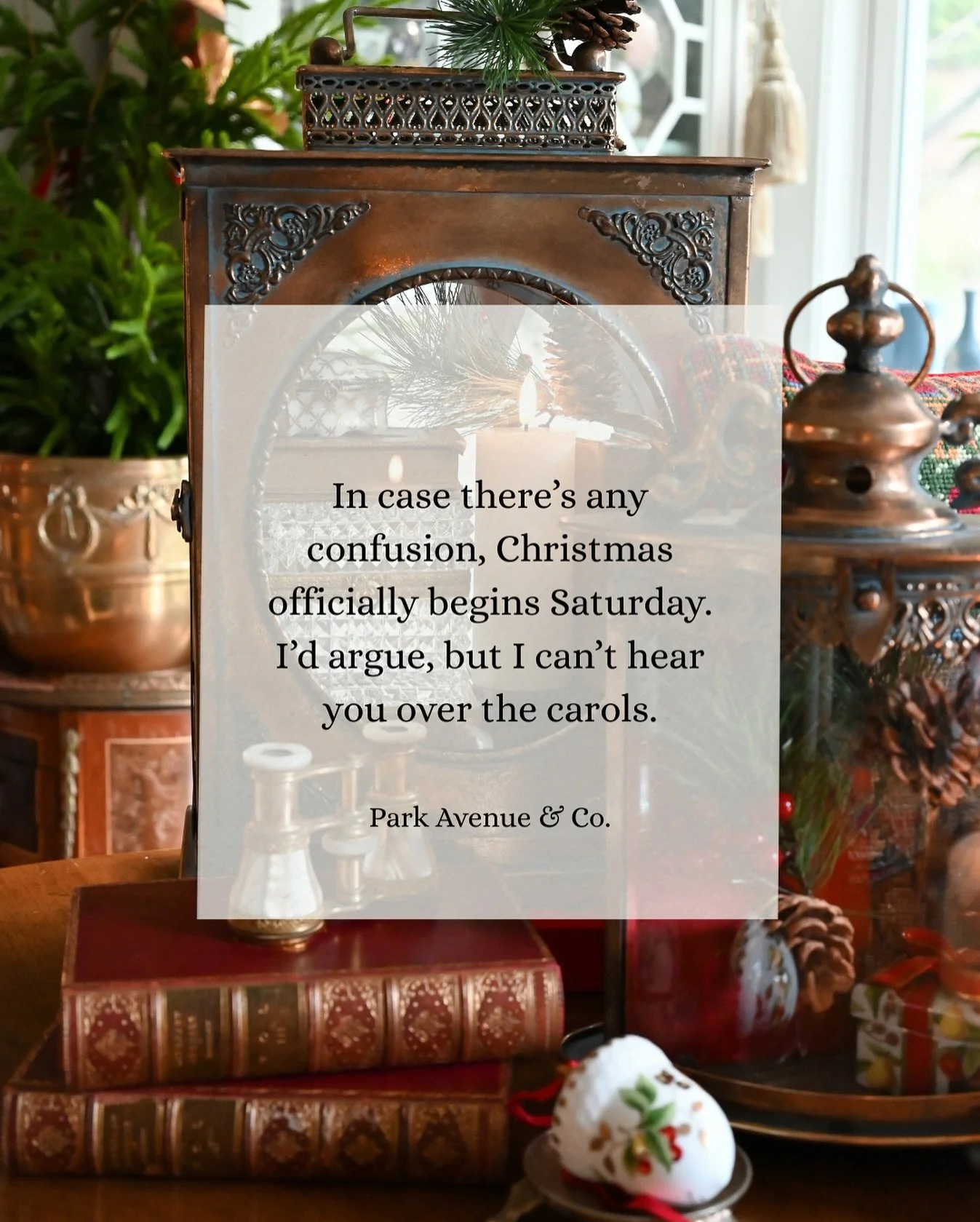 My first christmas drop is this Saturday, November 1 at 10:30am et on the website&mdash;set your alarms! ✨ (link in bio)

I&rsquo;ve truly been singing carols since mid-September. Check my choir calendar 📅 

Inspired by the festive spirit over at @t