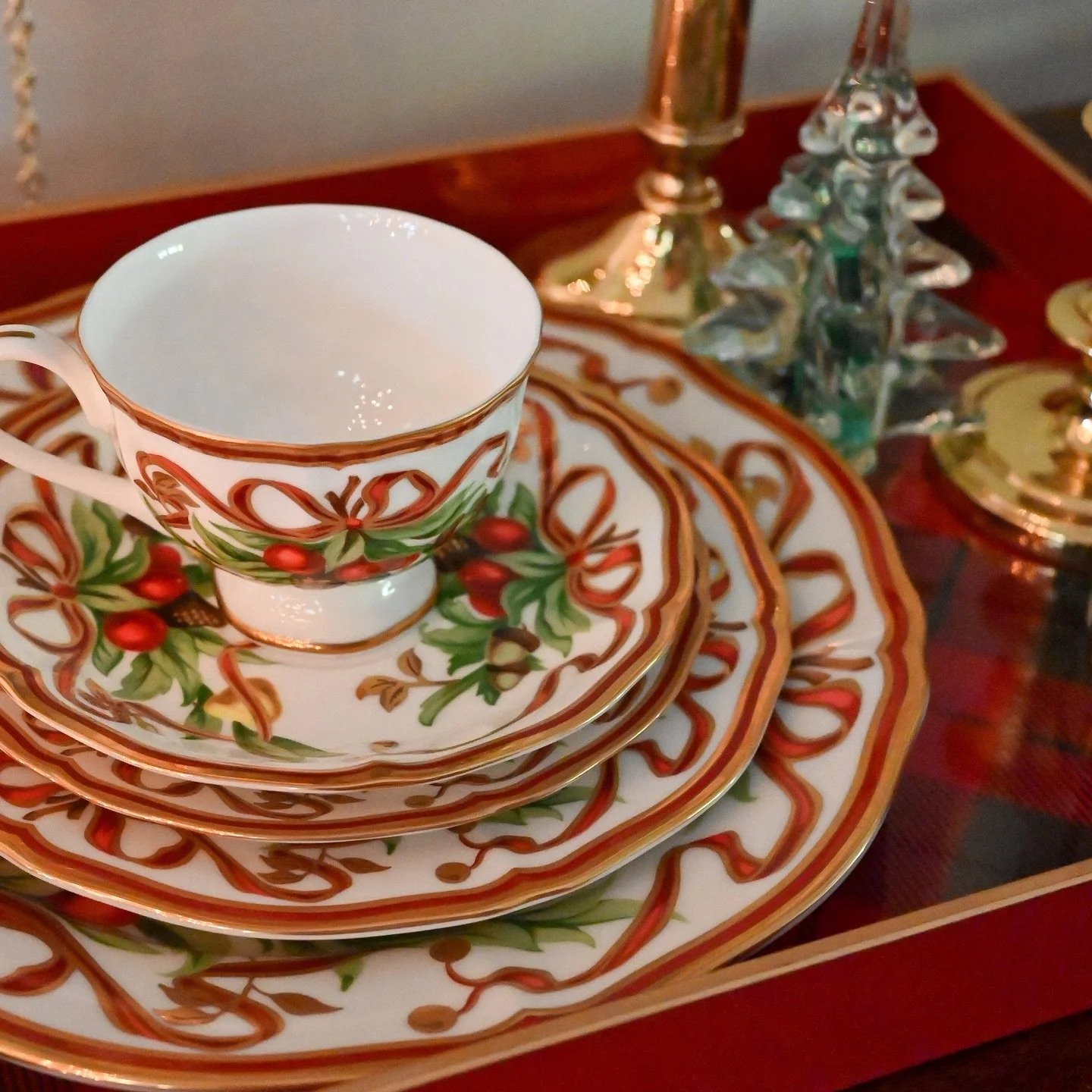 One of my favorite Christmas patterns 🎄

Some pieces are sold out. Others are still available! Shop this and more Christmas at the link in my bio.