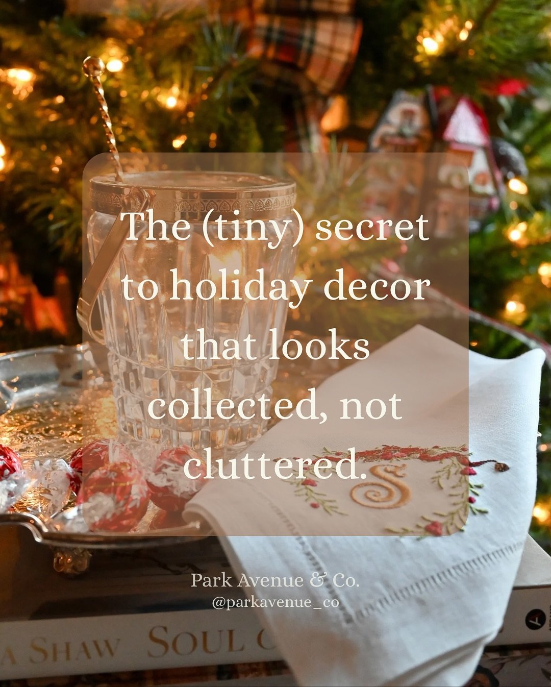 I&rsquo;ll be the first to tell you &mdash; I&rsquo;m not a decorator.
I don&rsquo;t follow rules, or schemes, or perfectly styled plans.
I just know what makes my home feel lived-in, layered, and a little bit magical.

My holiday &ldquo;formula&rdqu