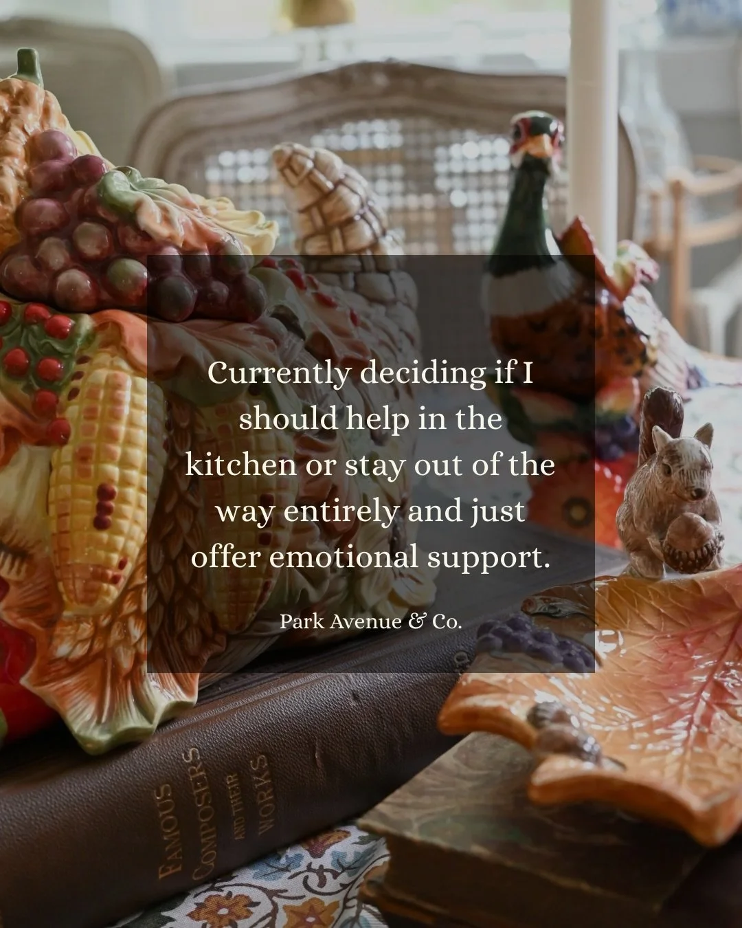 Serving a little Thanksgiving sass alongside the stuffing.

Thankful for YOU! Happy Thanksgiving 🍁🦃