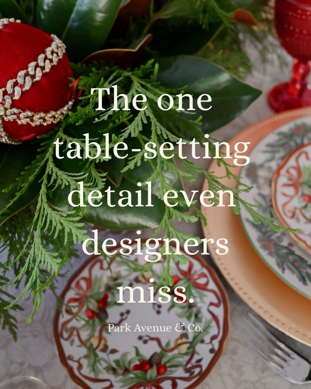 There&rsquo;s one tiny detail most tables get wrong&hellip; and once you see it, you can&rsquo;t unsee it.

Have you ever noticed it?

Save this for the next time you set the table. ✨