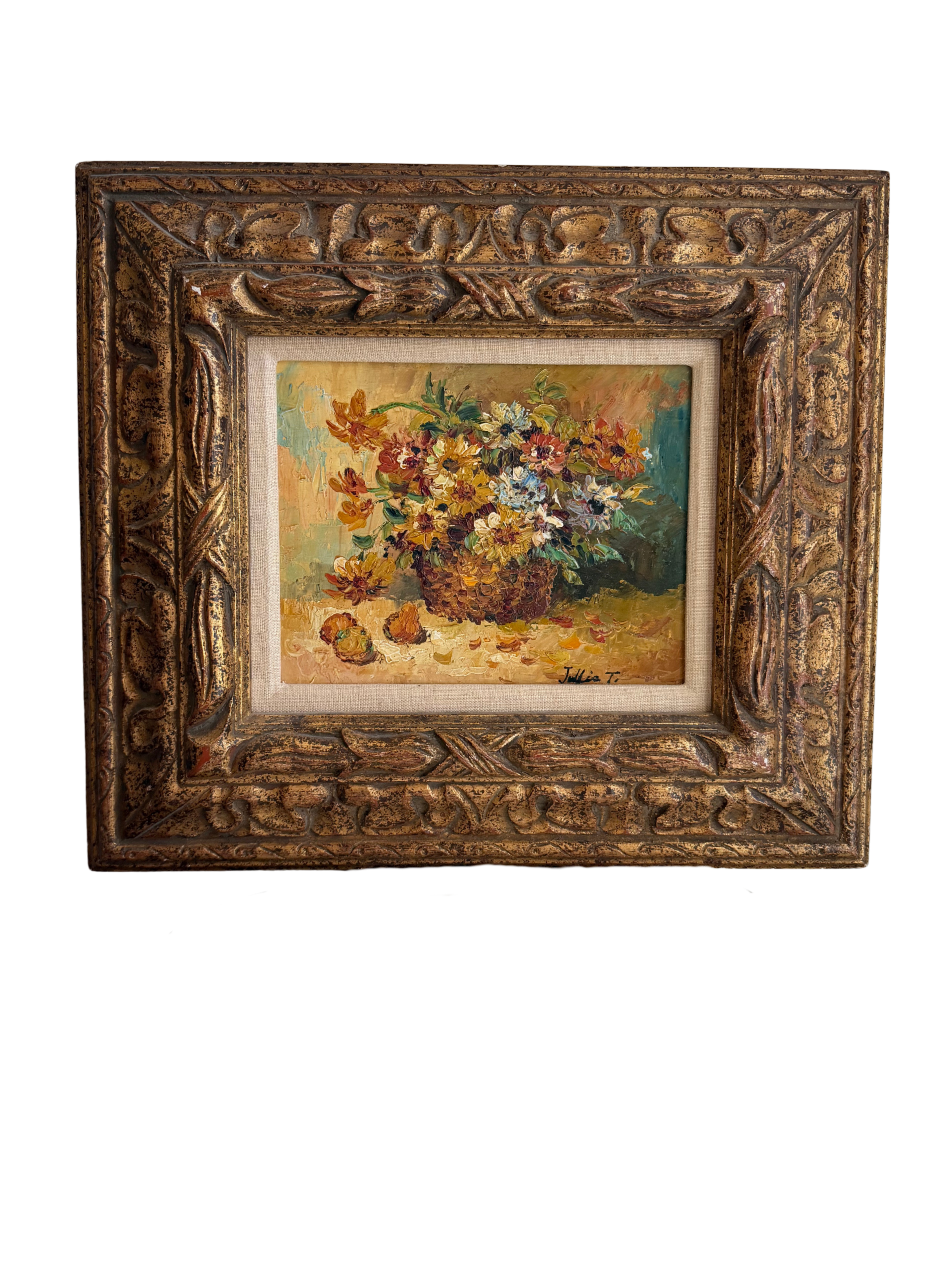 Wildflower Basket Painting