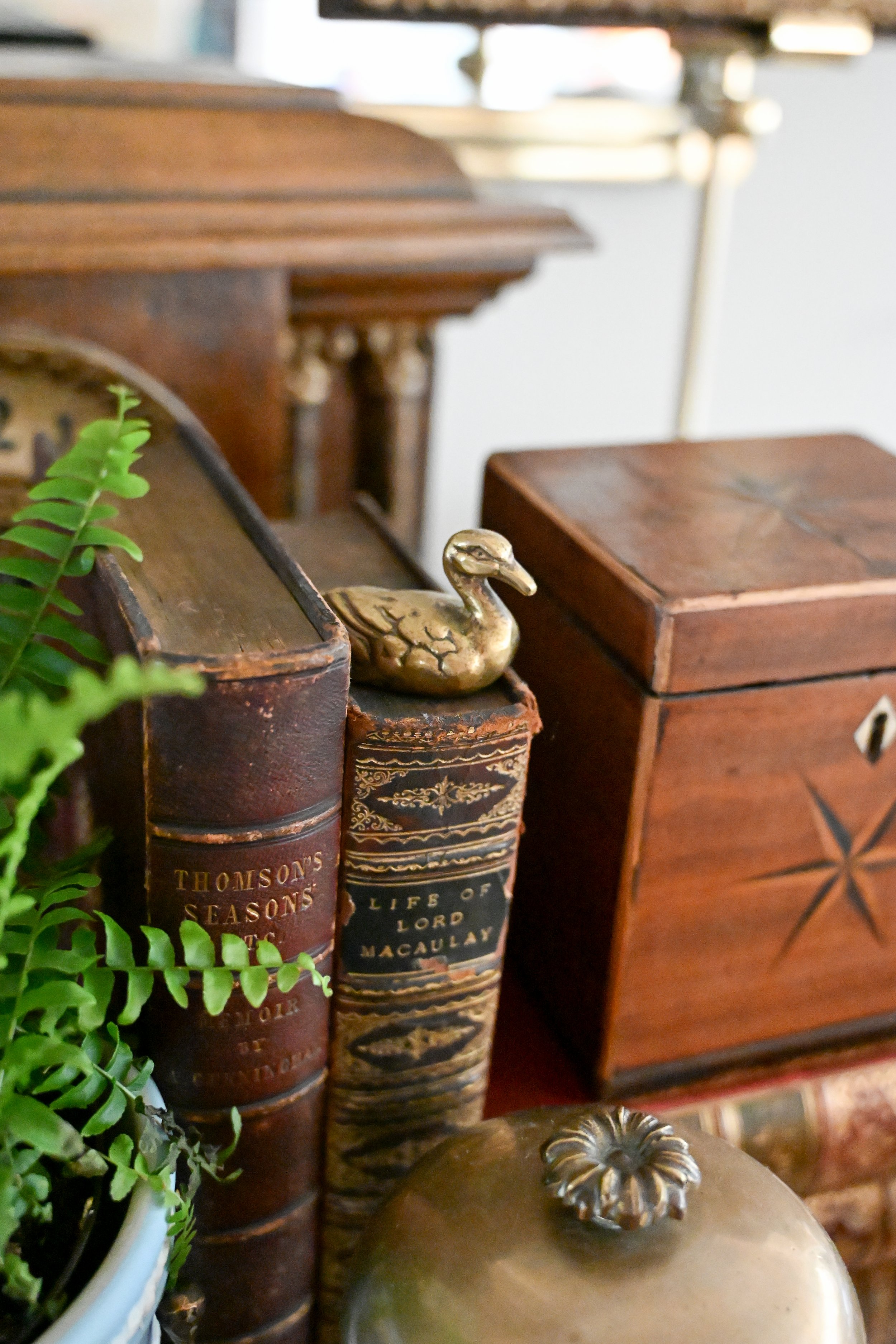 Mini Brass Mallard Duck