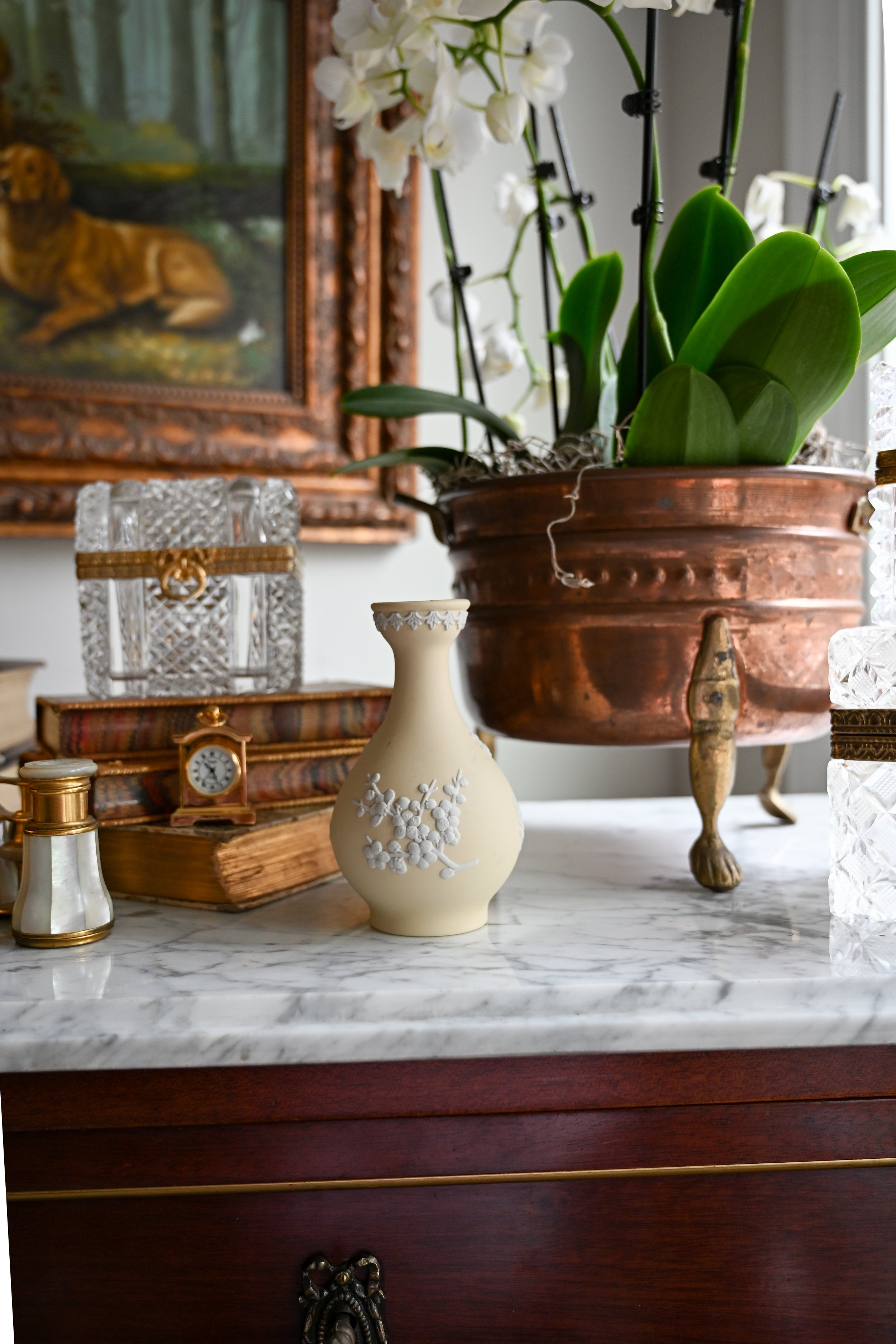 Vintage Wedgwood Jasperware Primrose Bud Vase