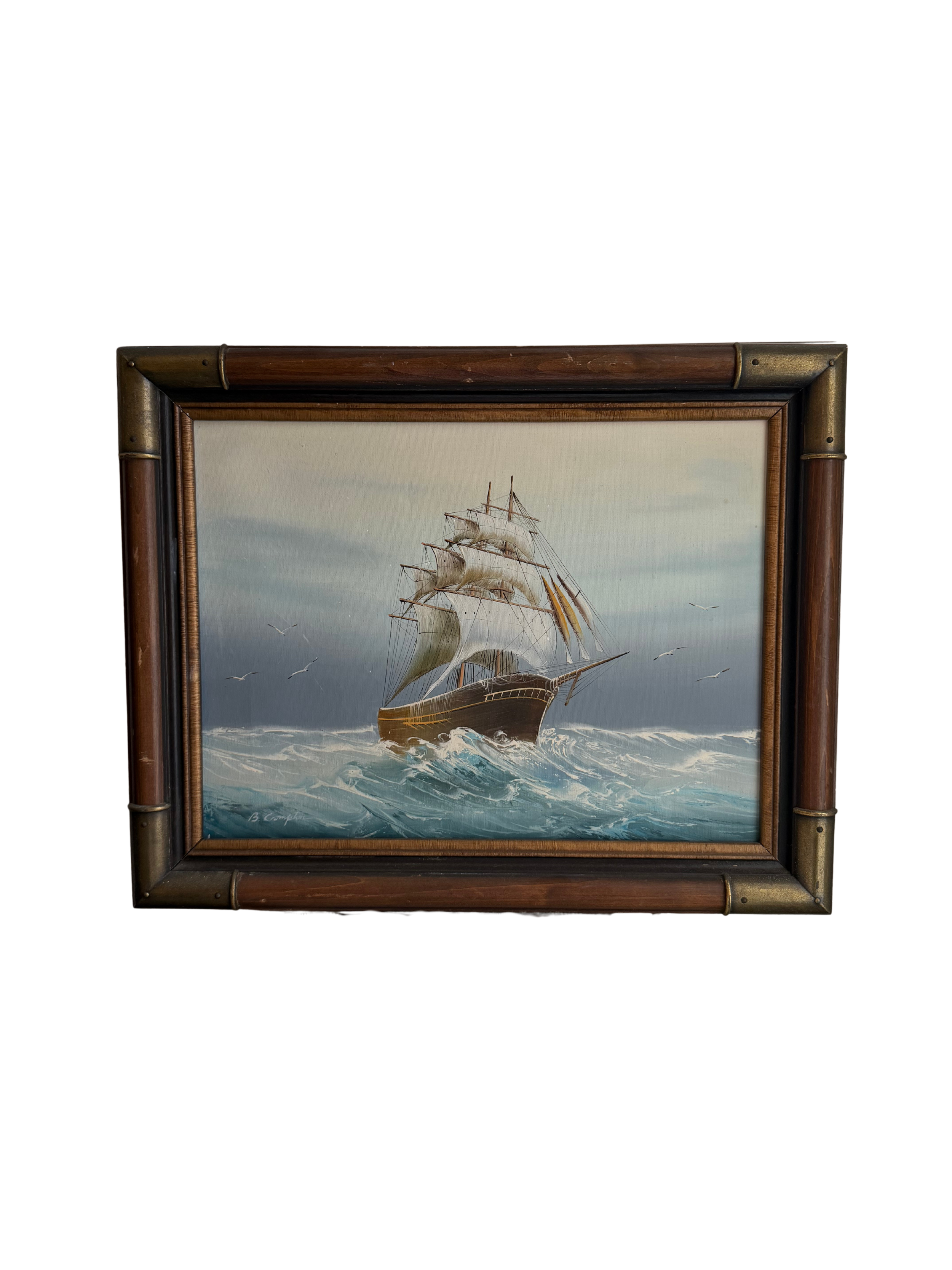 Clipper Ship at Sea Painting