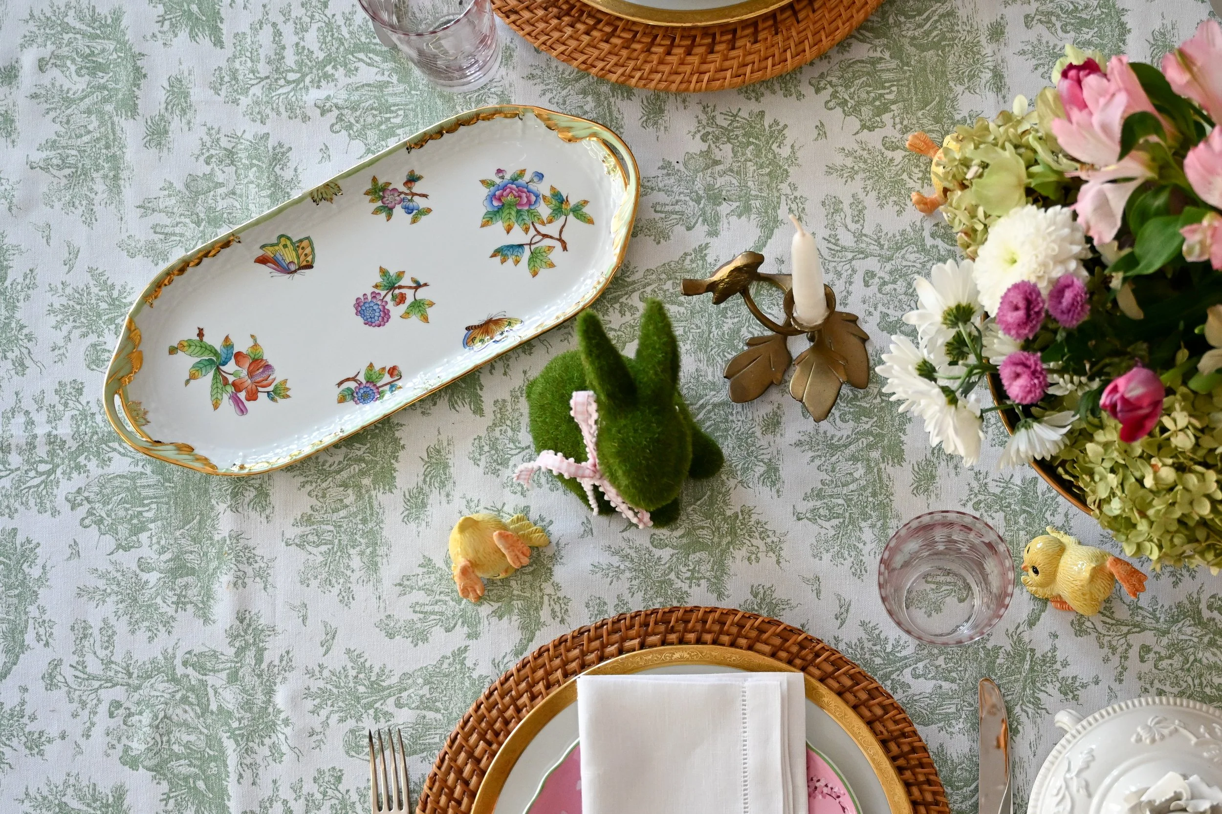 Herend Queen Victoria Sandwich Tray