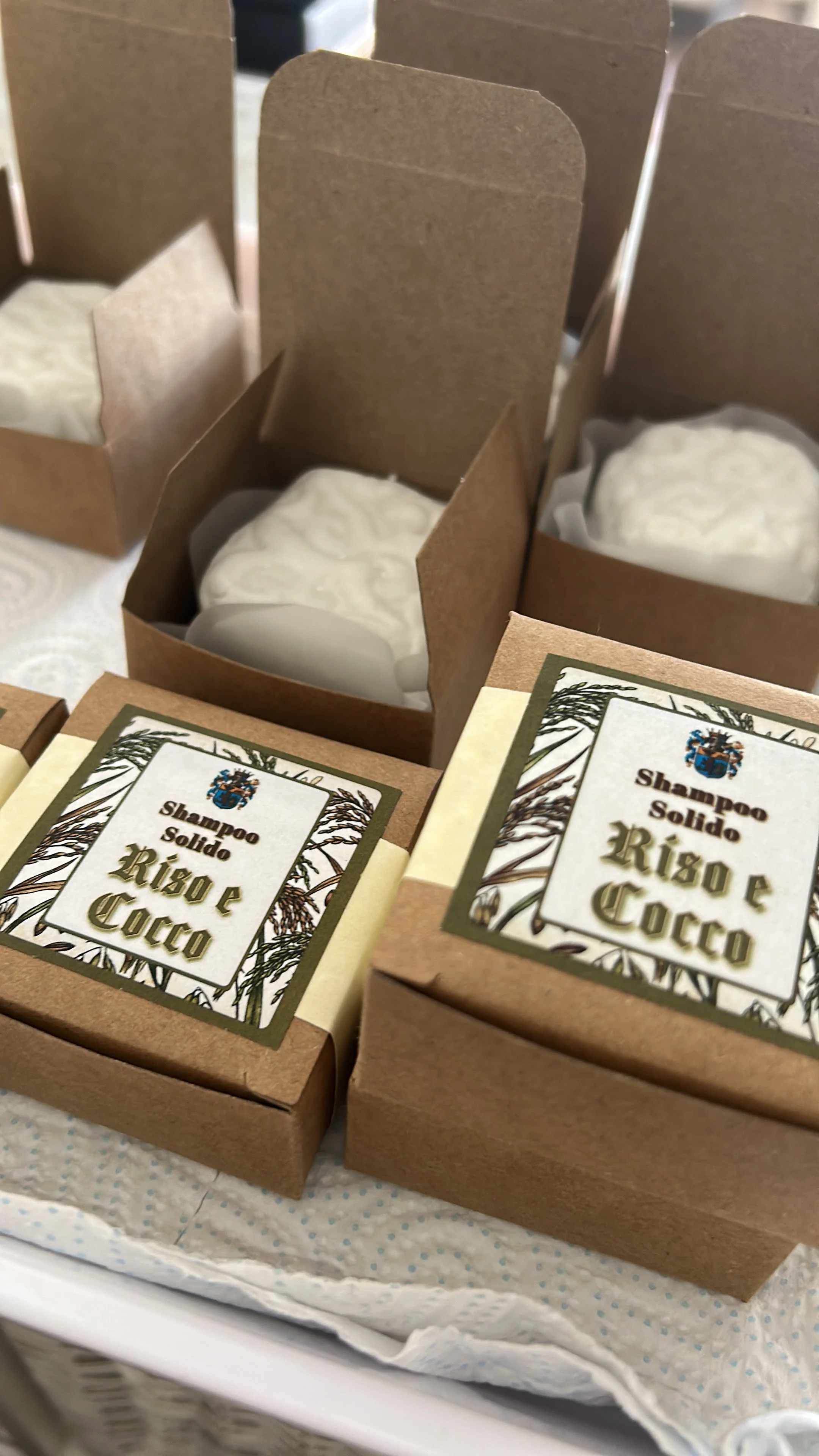 Rice & Coconut Solid Shampoo Bar