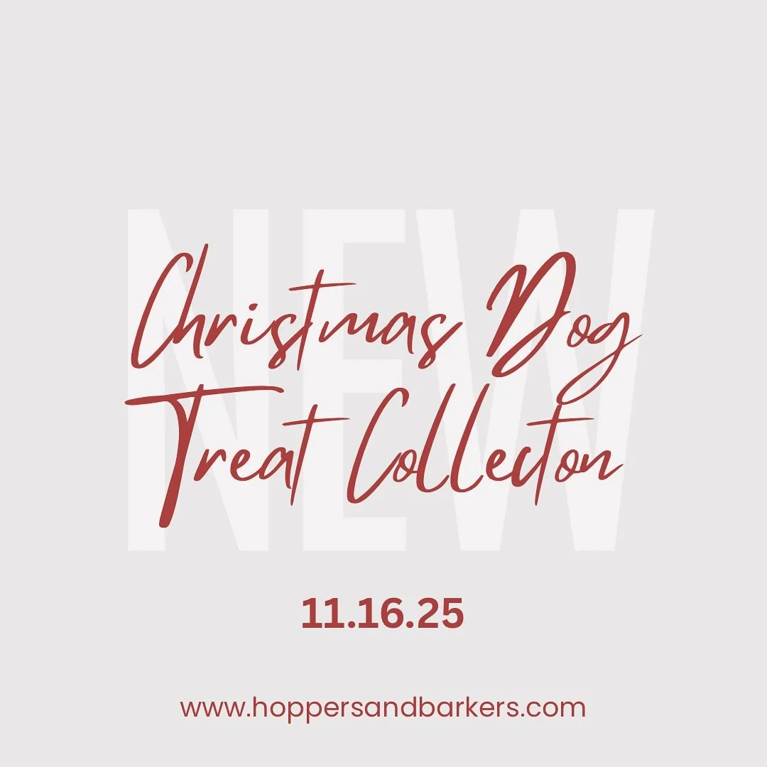 &rsquo;Tis the season to indulge &mdash; even for the most refined paws. 🐾
The Hoppers &amp; Barkers Christmas Collection arrives November 16th at 8:00 AM, blending festive charm with artisanal luxury.
Because every good pup deserves a taste of Chri