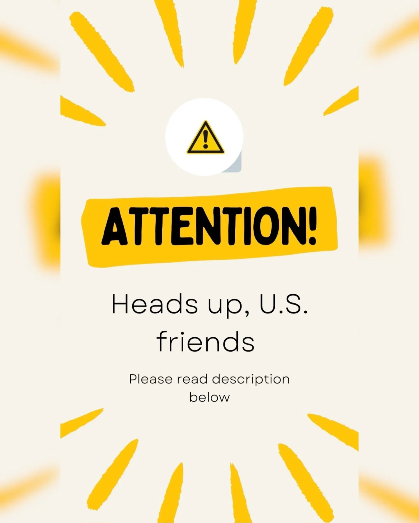 Dear US clients,

We wanted to share a quick update regarding orders shipping to the United States.

Due to stricter U.S. customs and FDA regulations, some shipments may take longer than usual to clear customs. In some cases, U.S. Customs may also ch