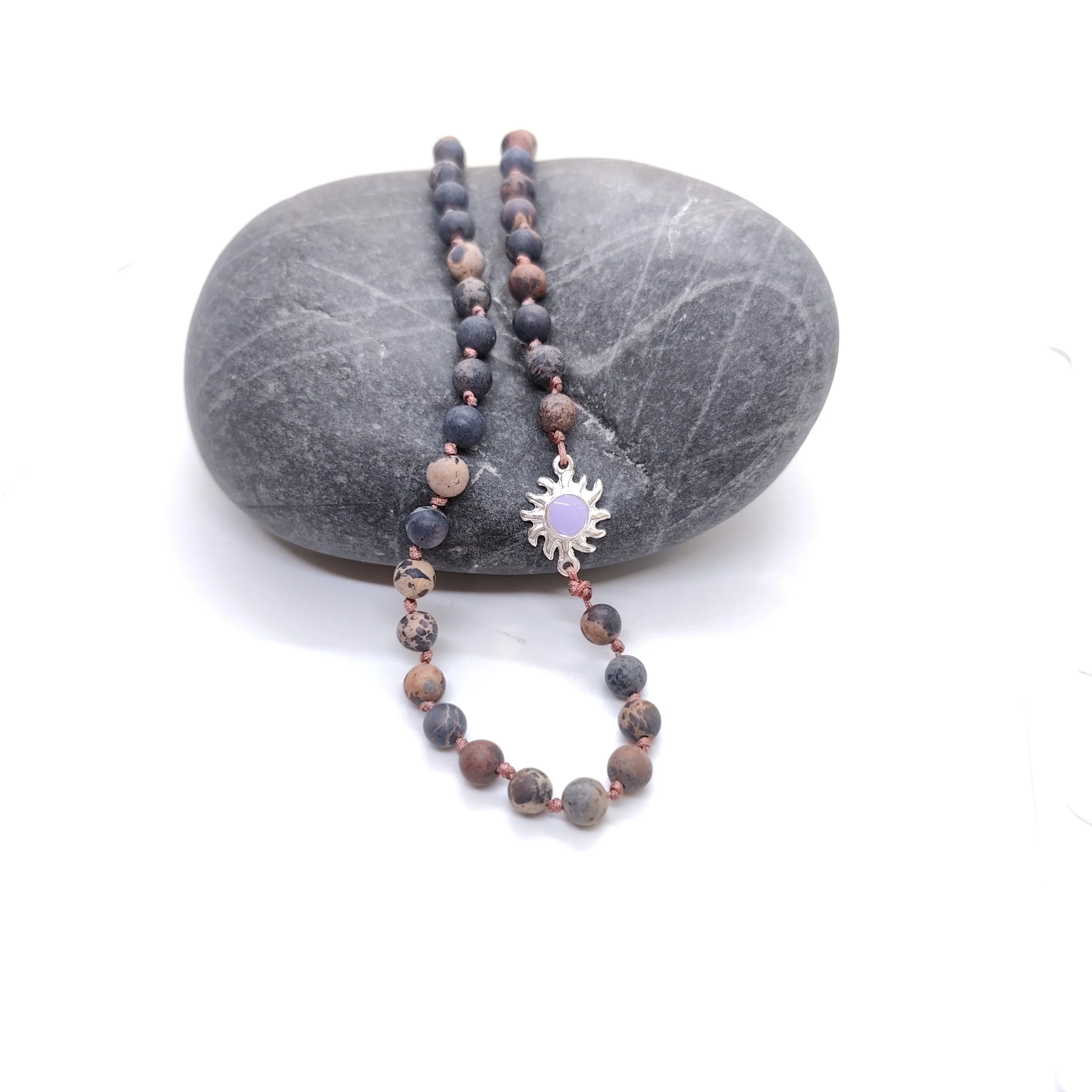 Sol Stone Κολιέ Silver 925