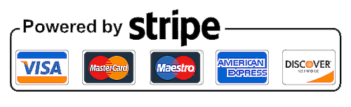 Ασφαλείς πληρωμές με Stripe — Visa, Mastercard, Maestro, American Express, Discover